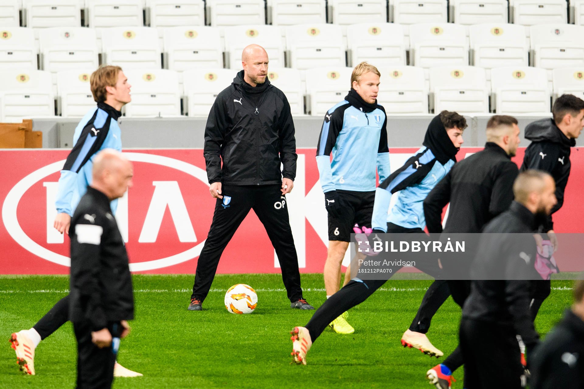 Assistant coach Olof Persson of Malmö FF