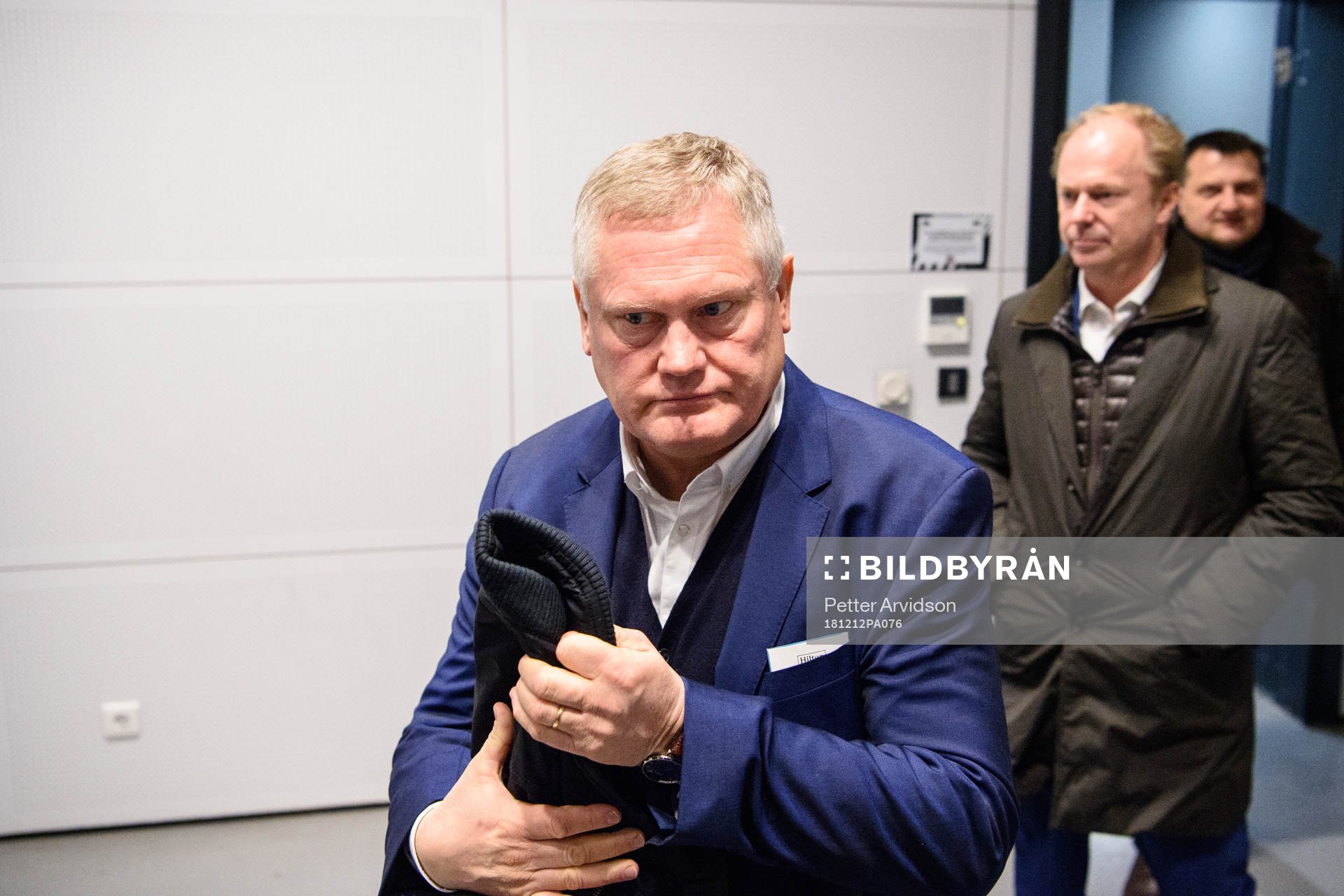Anders Pålsson temporary chairman of Malmö FF prior to a