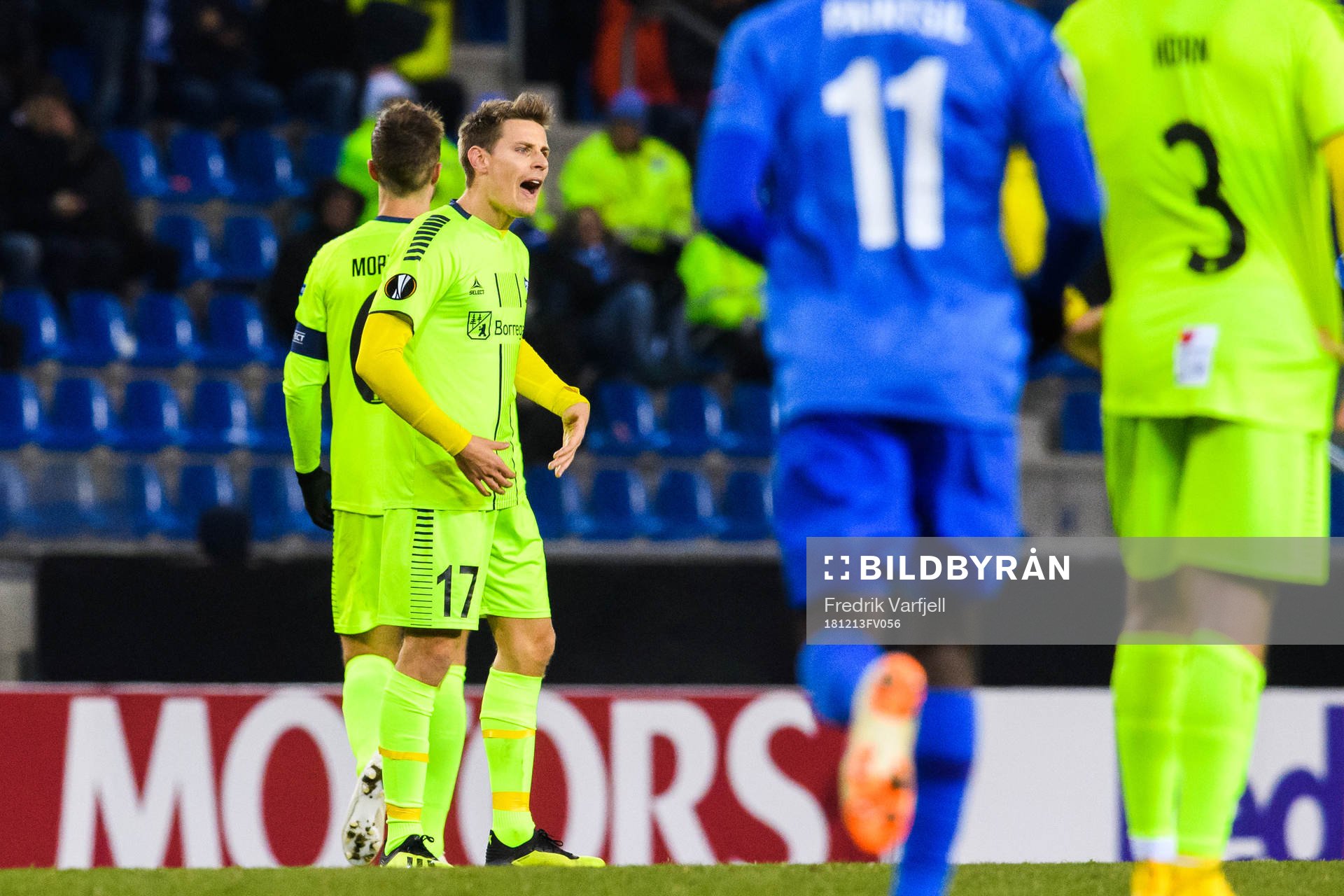 Kristoffer Zachariassen of Sarpsborg 08 looks dejected 4-0