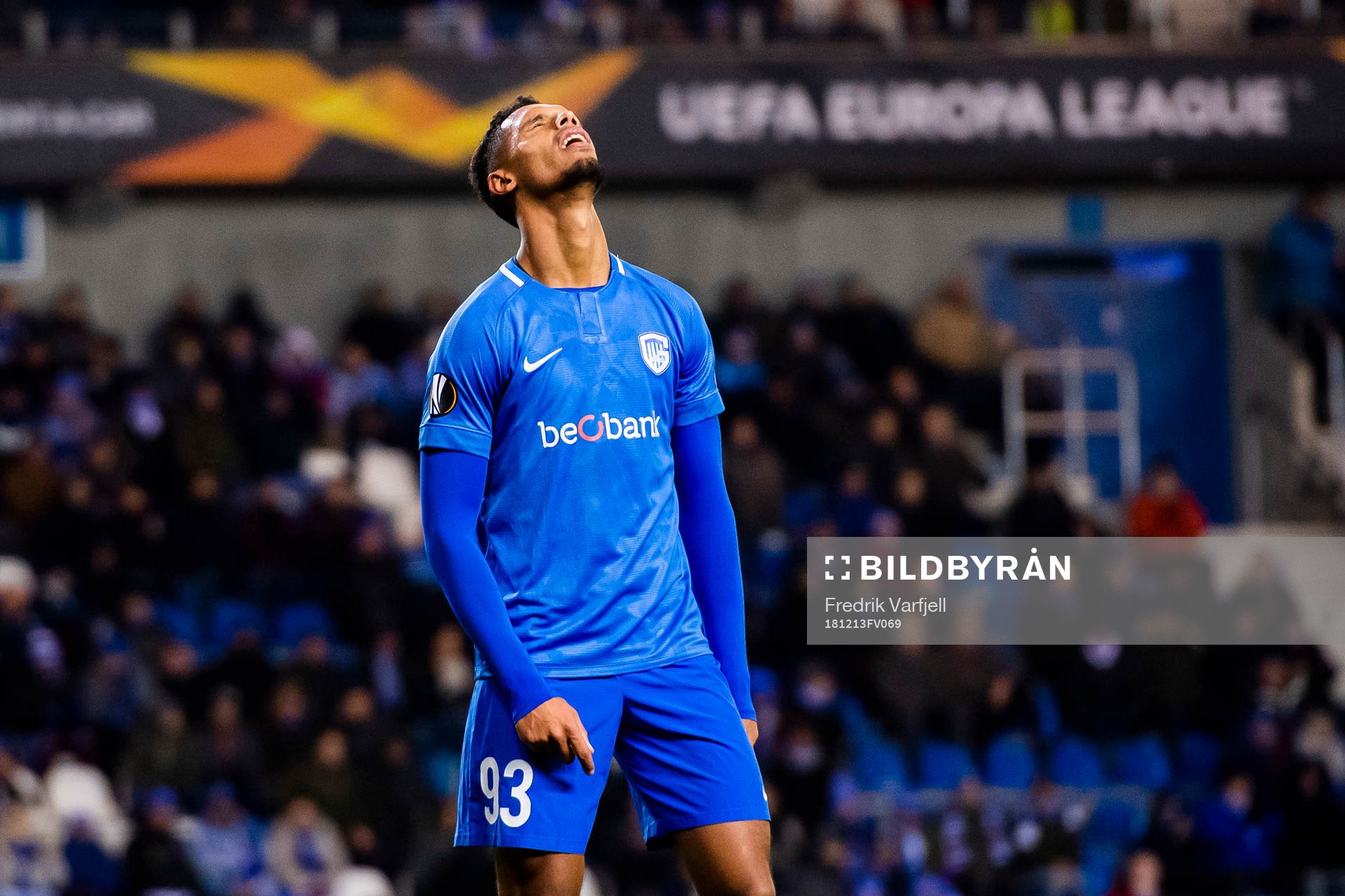 Zinho Gano of Genk looks dejected