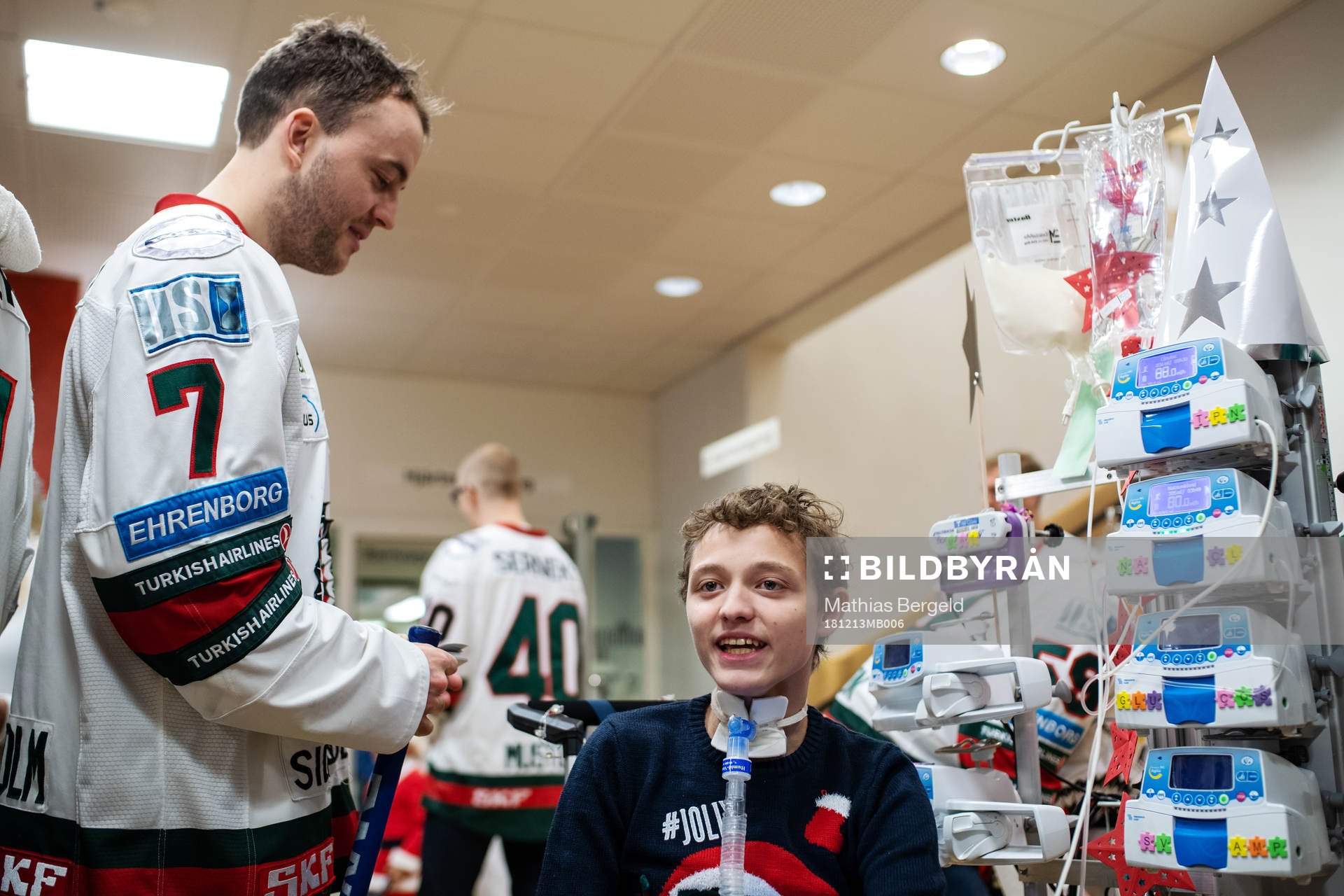 Pathrik Westerholm från SHL-laget Frölunda pratar med