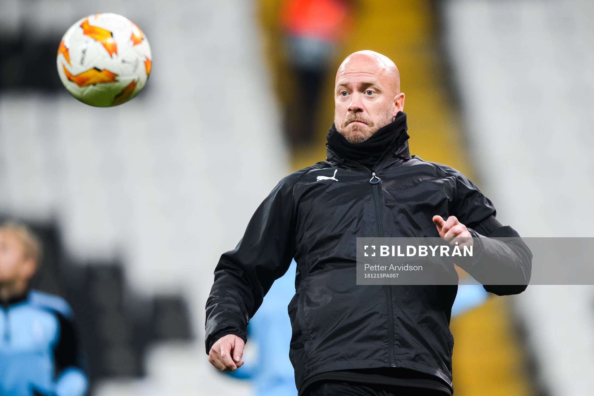Assistant coach Olof Persson of Malmö FF