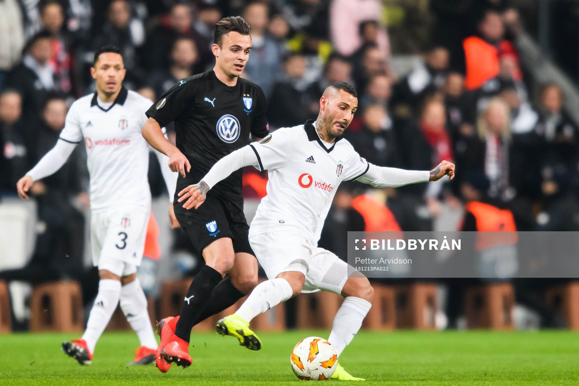 Andreas Vindheim of Malmö FF and Ricardo Quaresma of