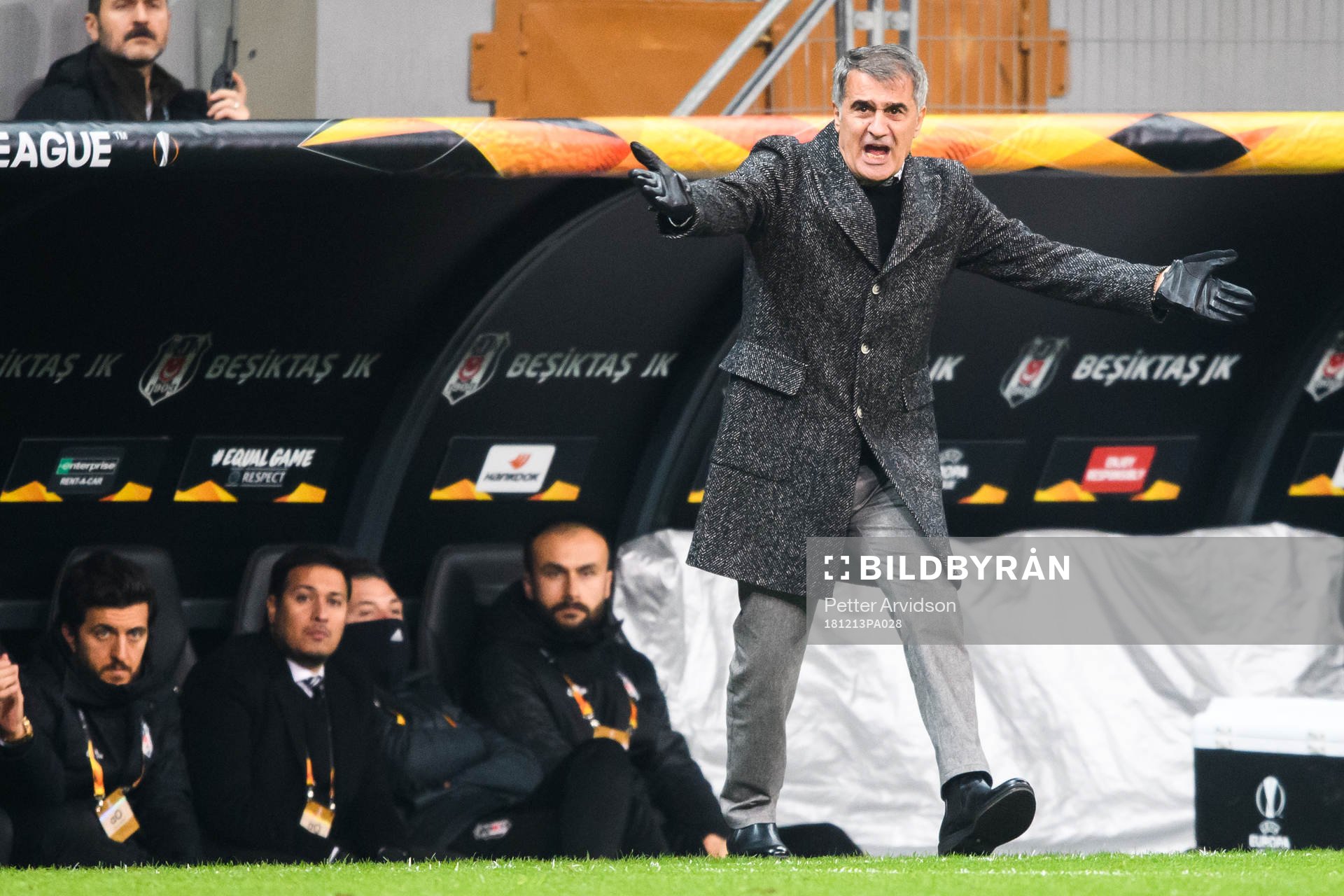 Senol Günes, head coach of Besiktas