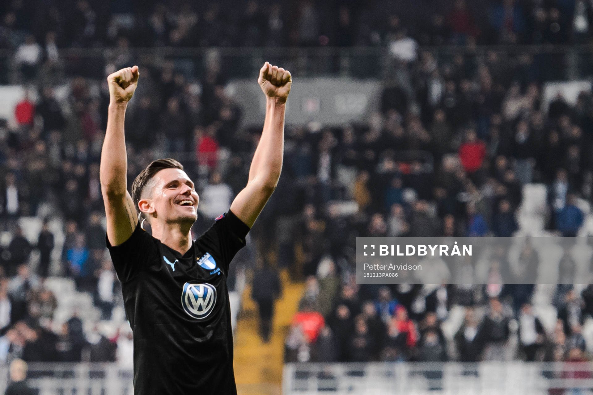 Marcus Antonsson of Malmö FF celebrates