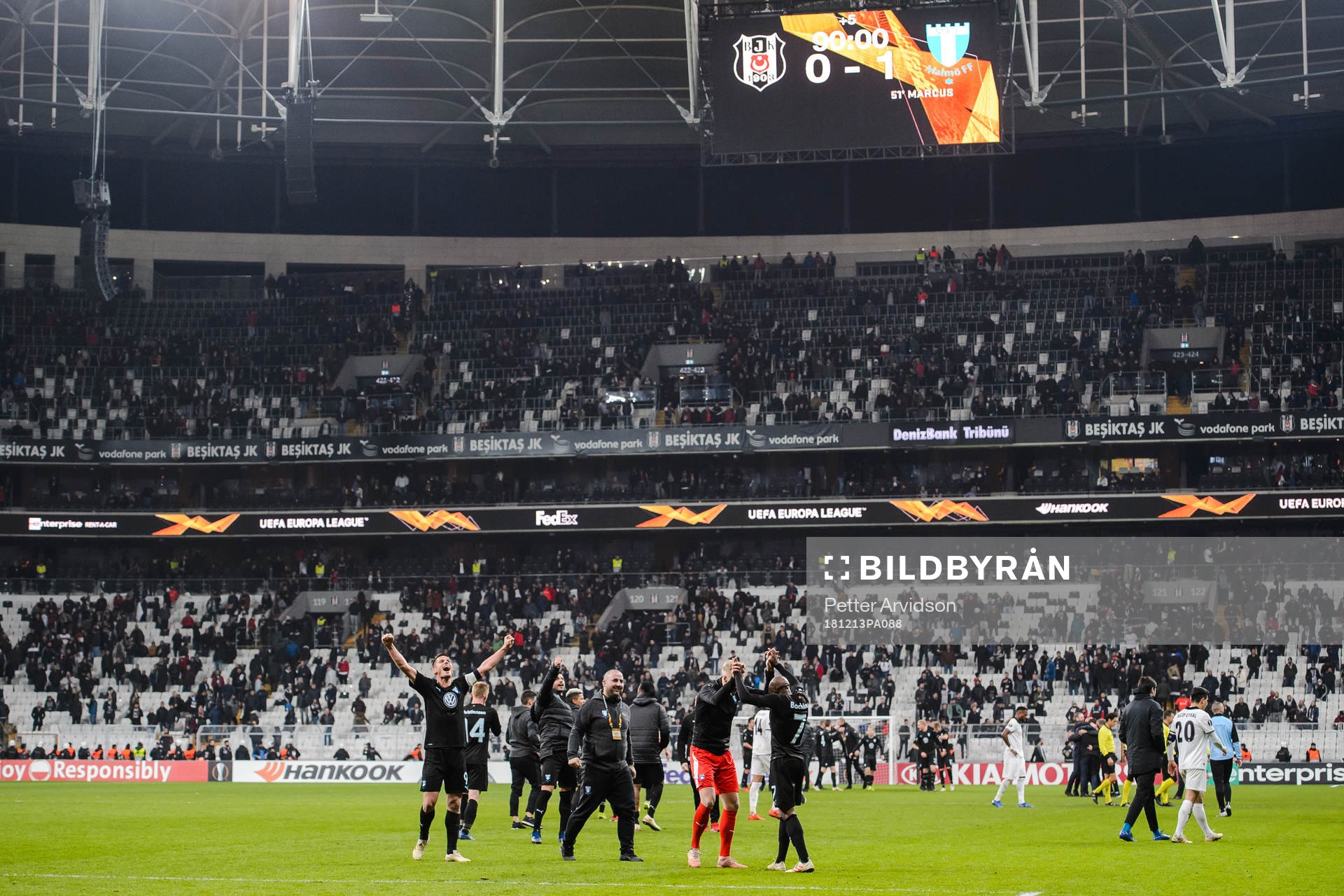 Players of Malmö FF celebrates