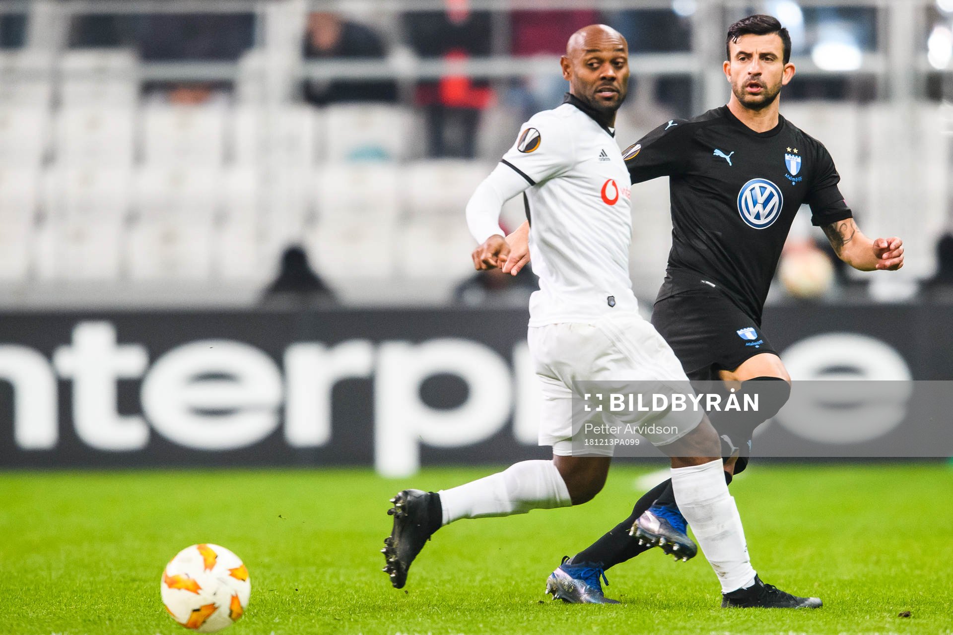 Behrang Safari of Malmö FF and Vagner Silva De Souza Love