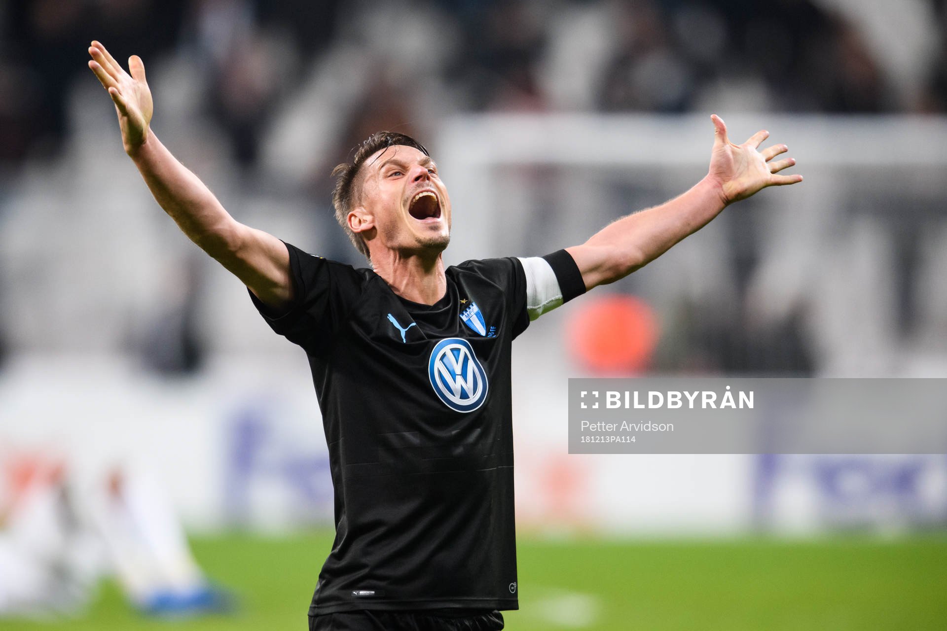 Markus Rosenberg of Malmö FF celebrates