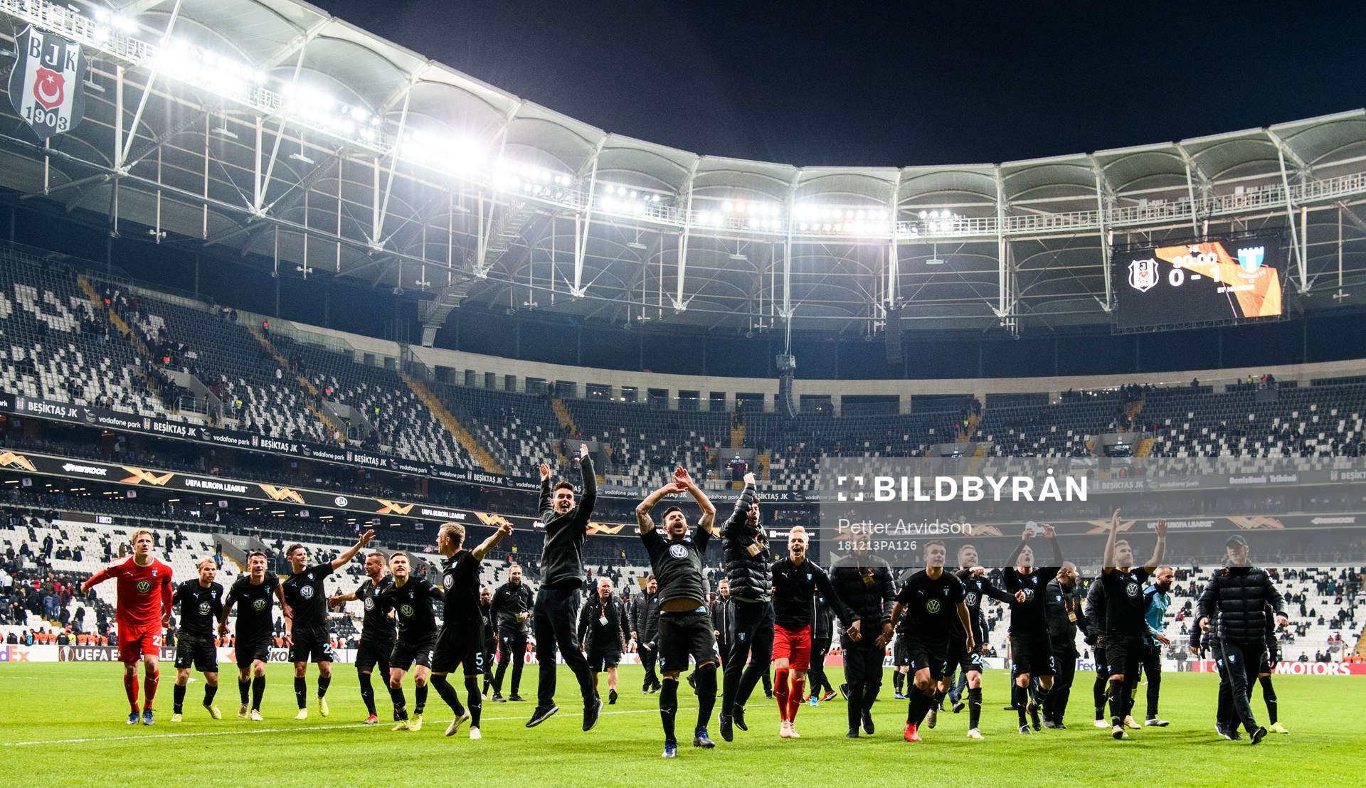 The players of Malmö FF celebrates