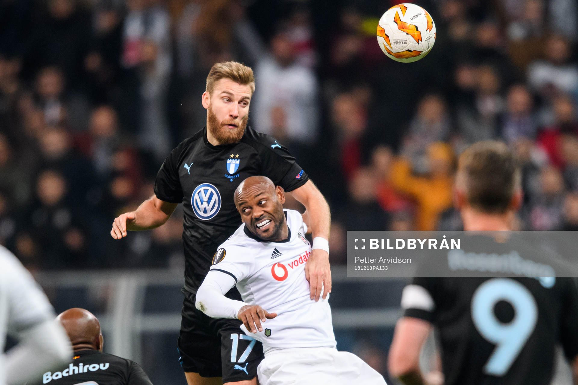 Rasmus Bengtsson of Malmö FF and Vagner Silva De Souza
