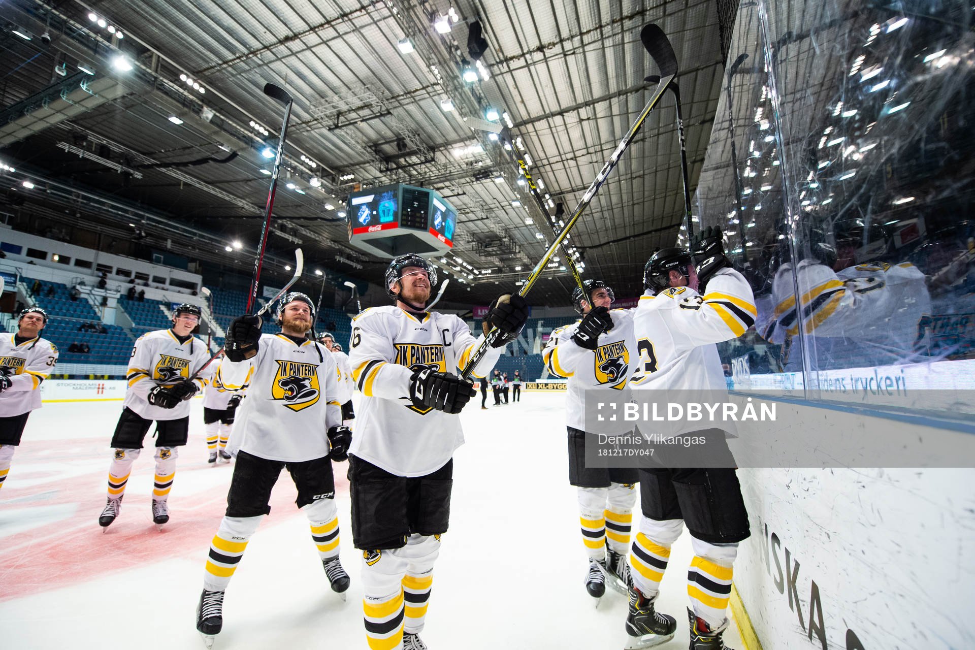 Panterns Nicklas Jadeland, Lukas Haudum och Villiam Haag