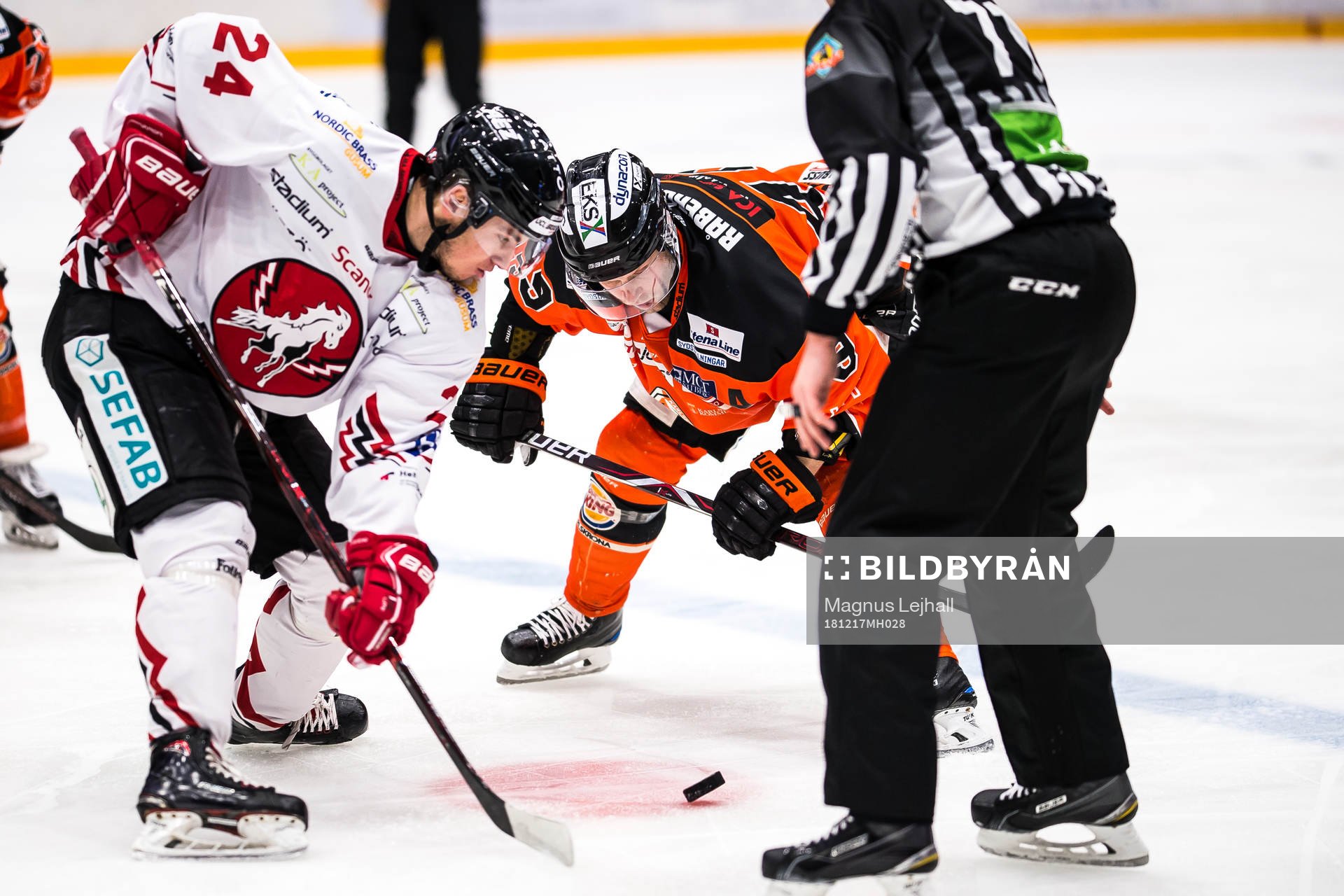 Tekning mellan Vita Hästens Axel Levander  och Karlskronas