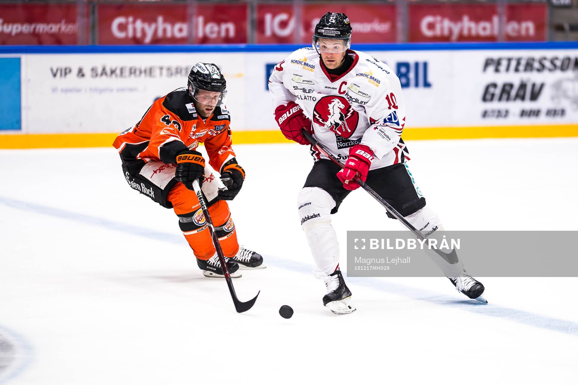 Karlskronas Niklas Johansson  och Vita Hästens Jesper