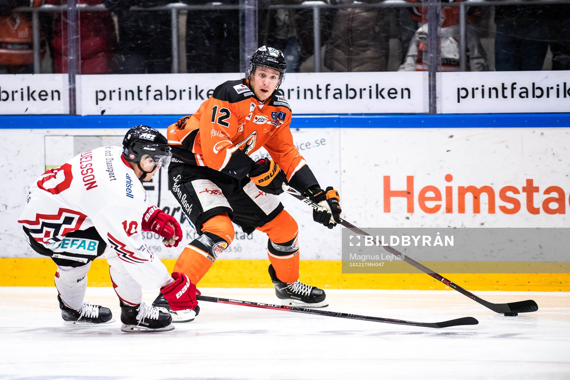 Karlskronas Viktor Liljegren och Vita Hästens Jesper