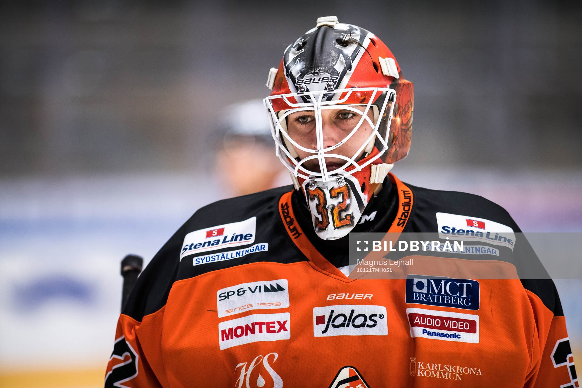 Karlskronas målvakt Arvid Holm