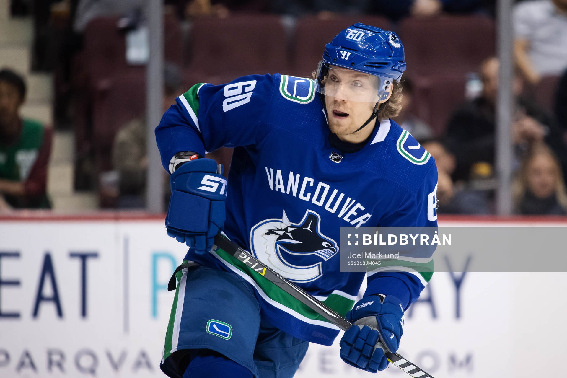Markus Granlund of Vancouver Canucks