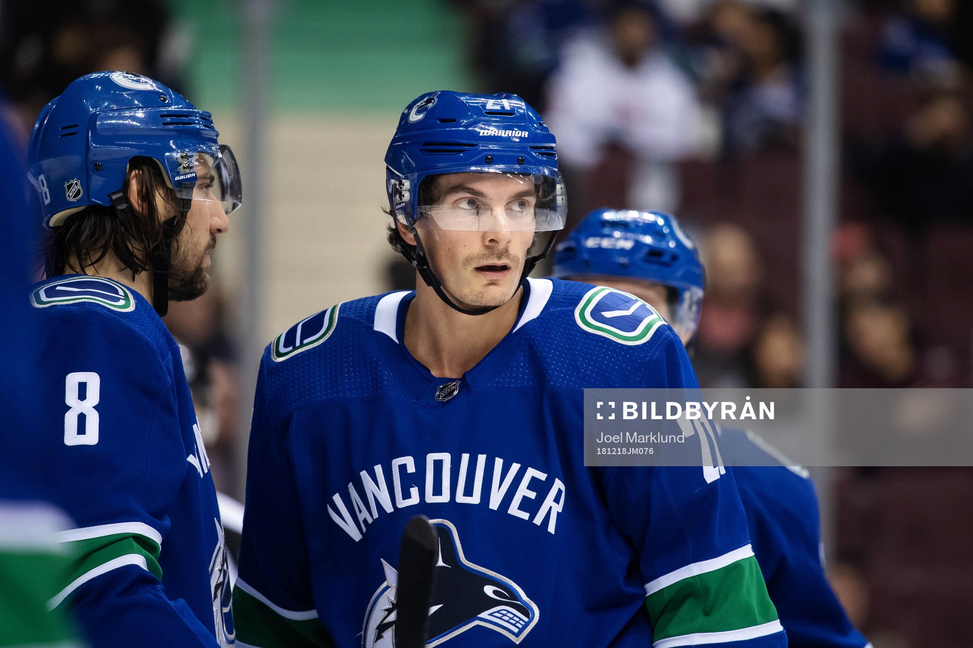 Loui Eriksson of Vancouver Canucks