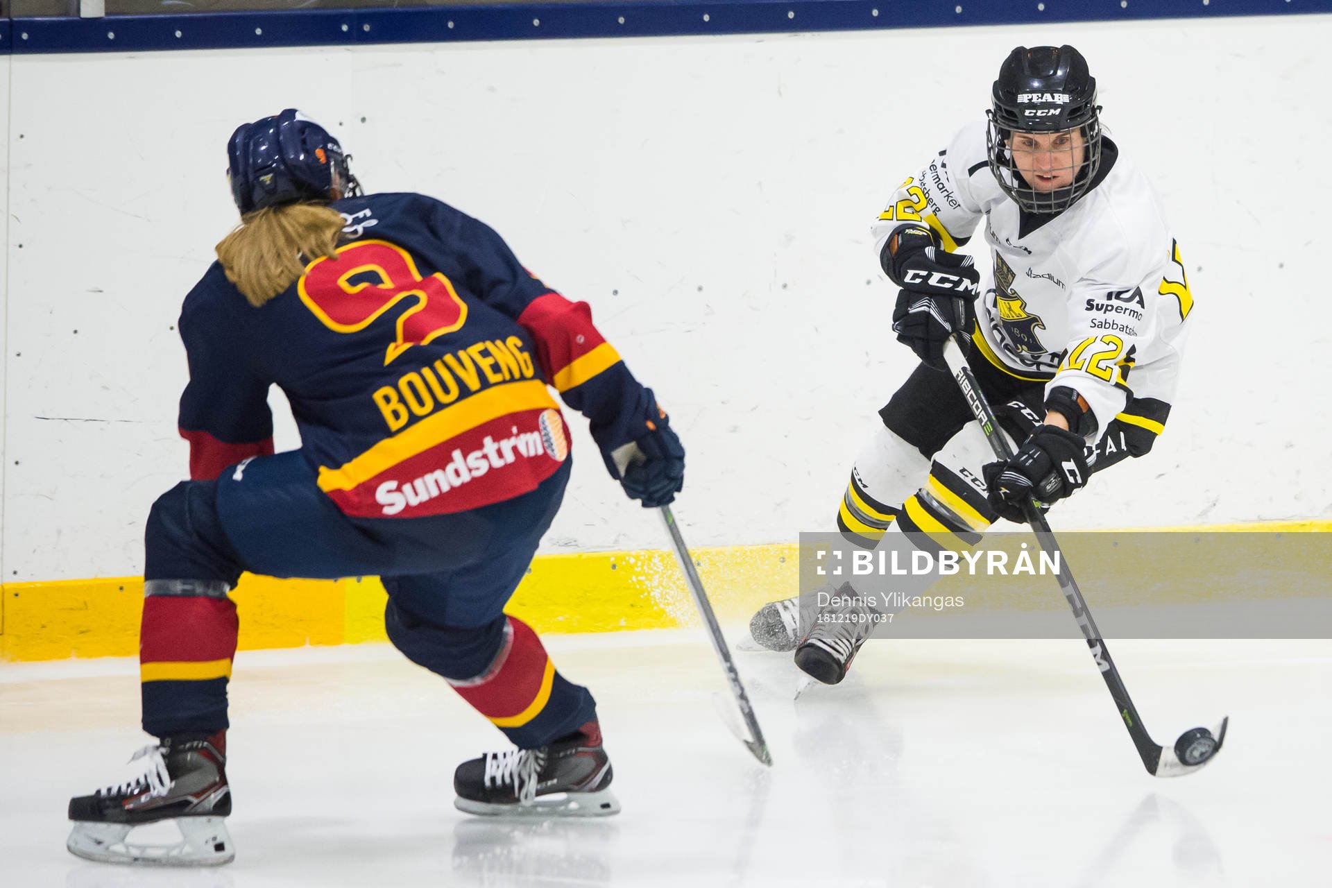 s Iveta Koka och Djurgårdens Josefin Bouveng