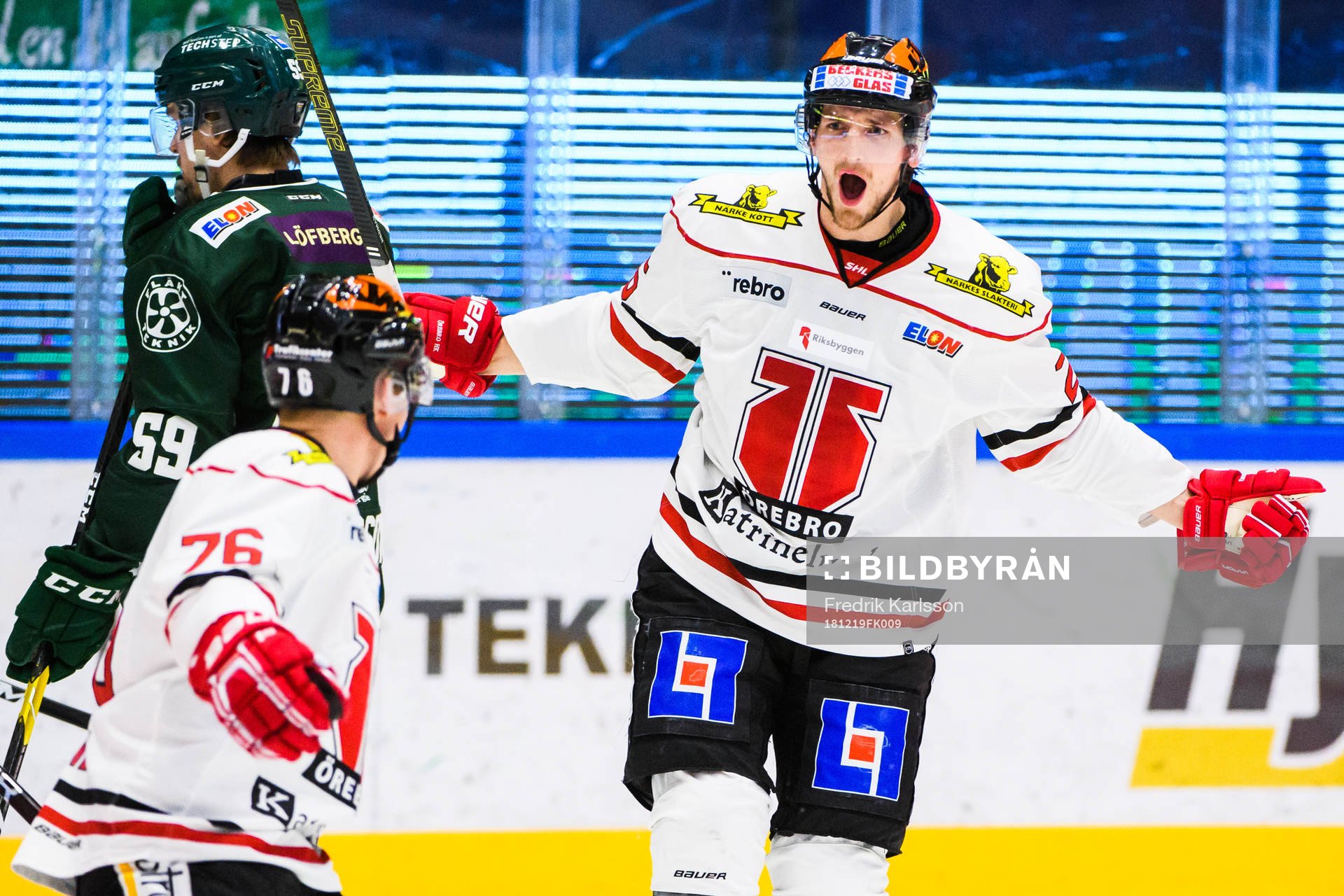 Örebros Anton Hedman jublar