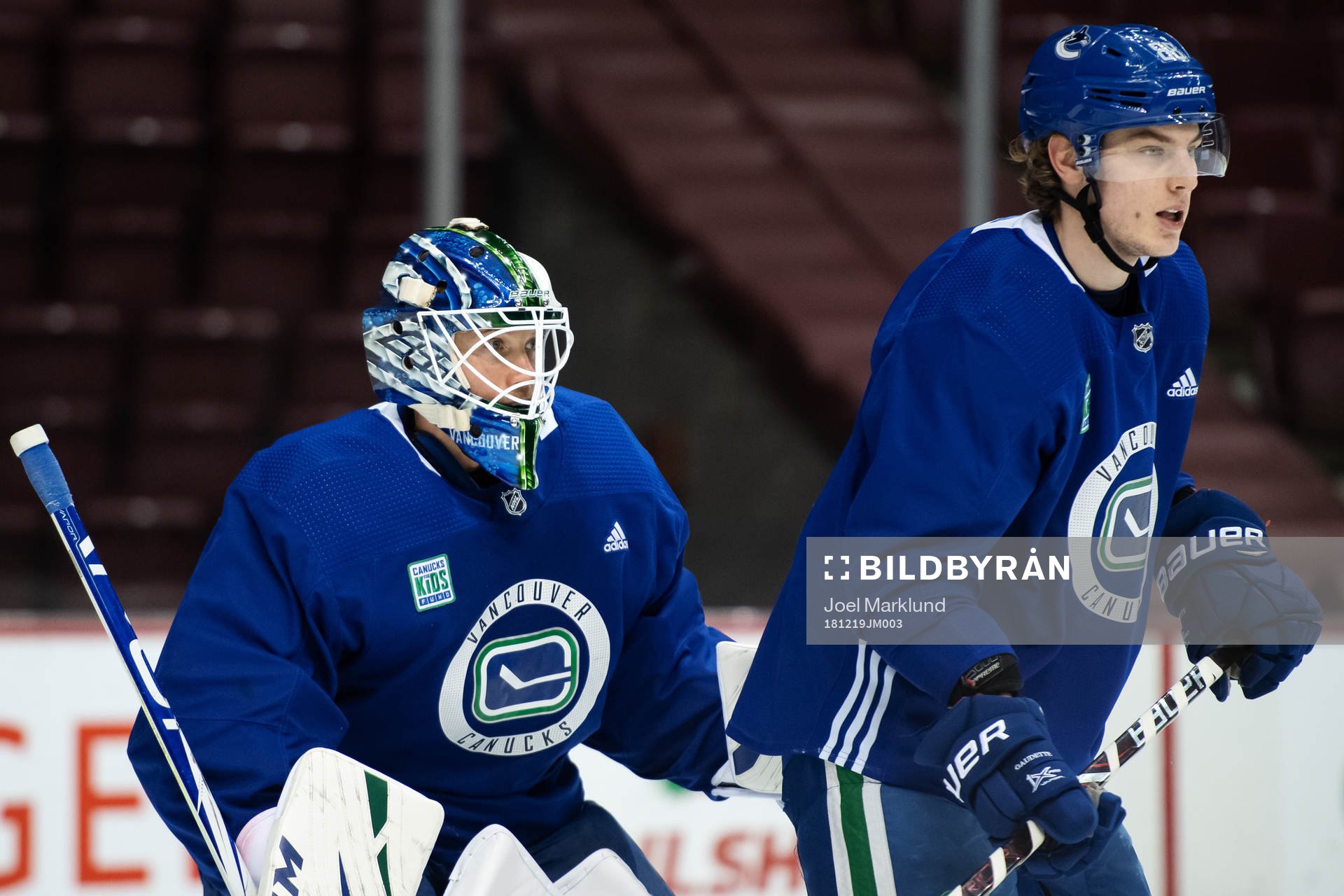 Jacob Markström and Adam Gaudette