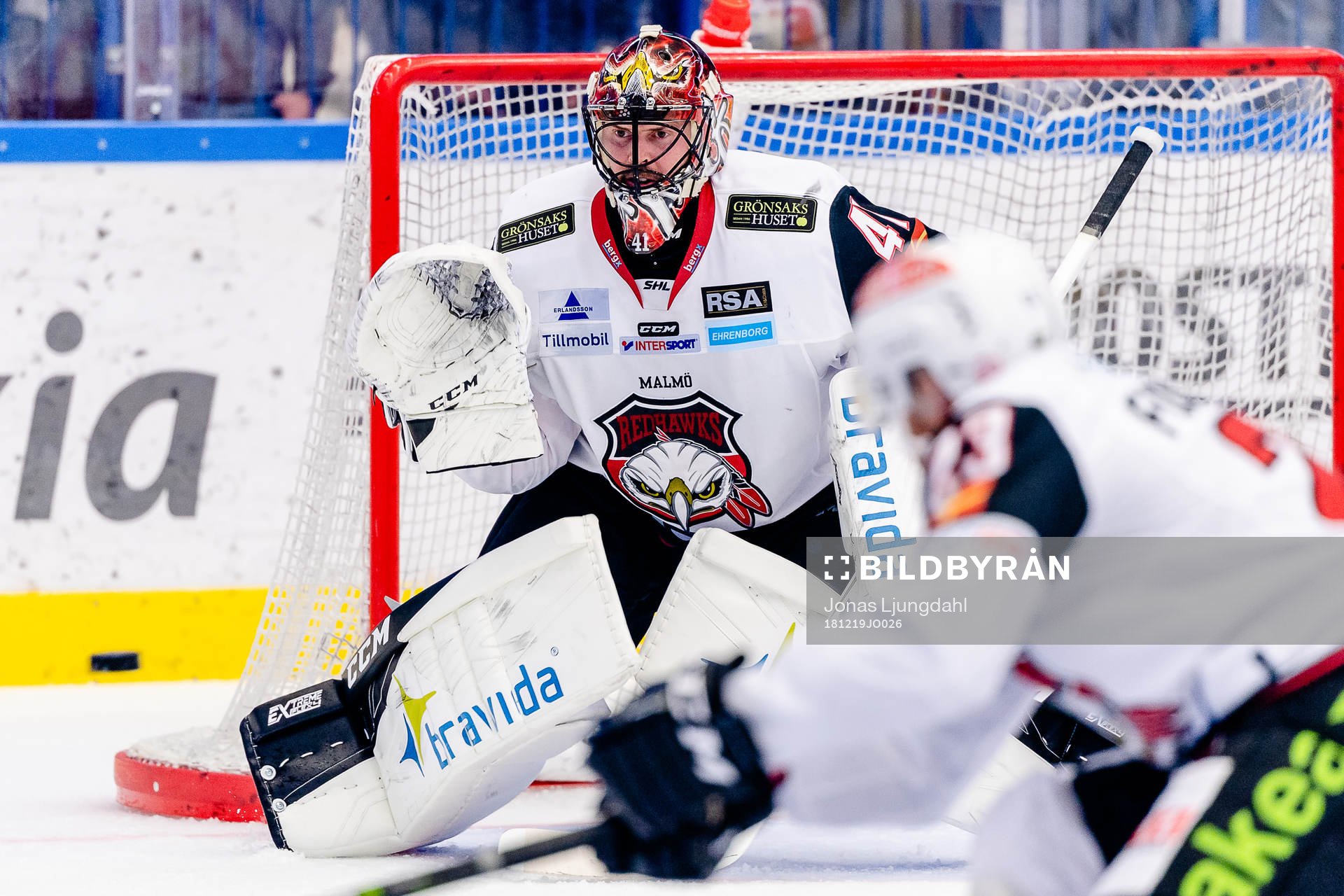 Malmö Redhawks målvakt Cristopher Nihlstorp