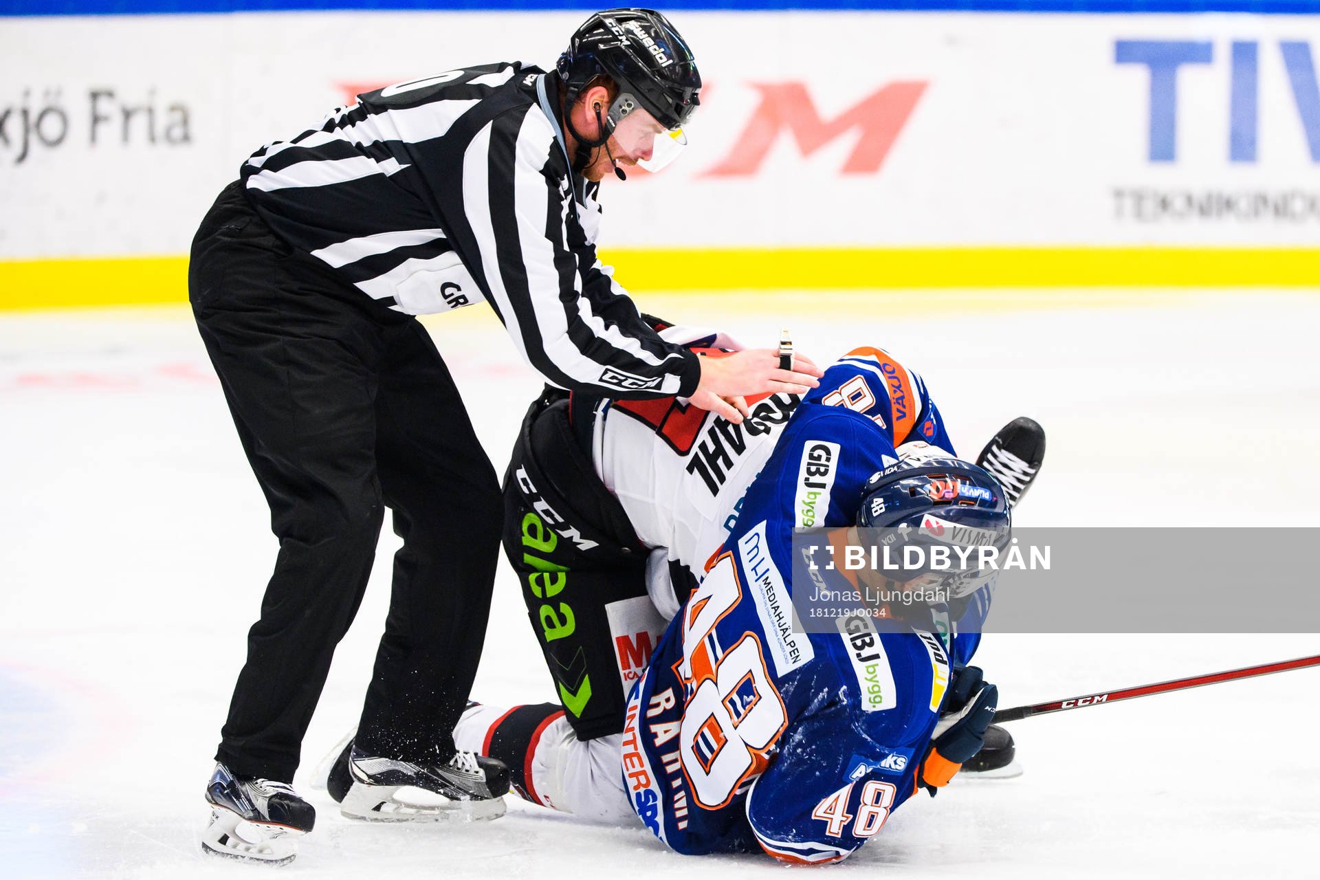 Växjös Daniel Rahimi i bråk med Malmö Redhawks Kim