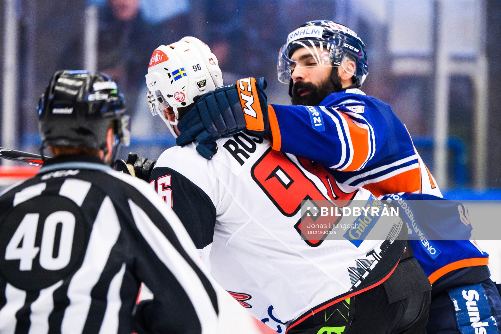 Växjös Daniel Rahimi i bråk med Malmö Redhawks Kim