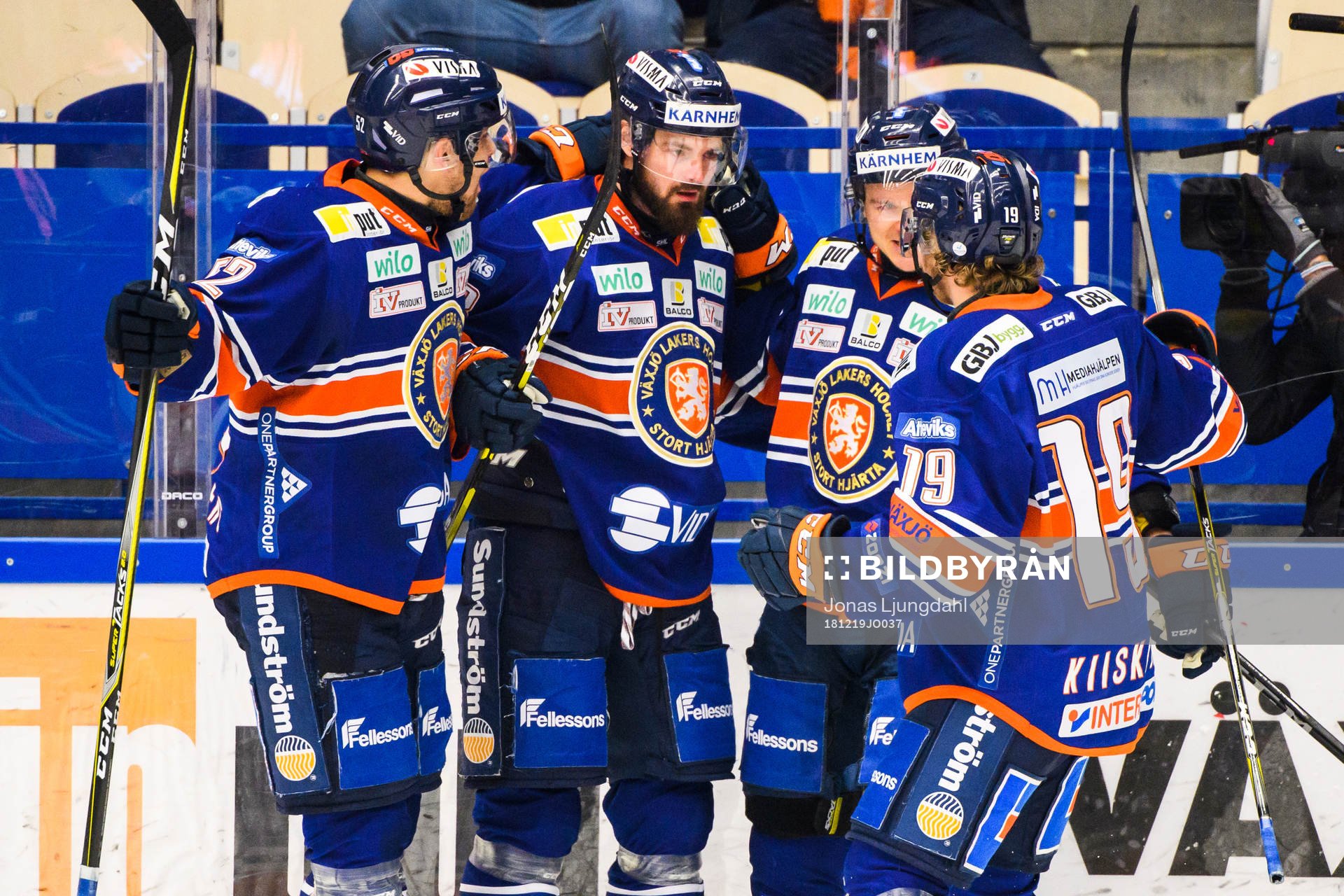 Växjös Arvid Lundberg, Roman Horak, Julius Junttila och