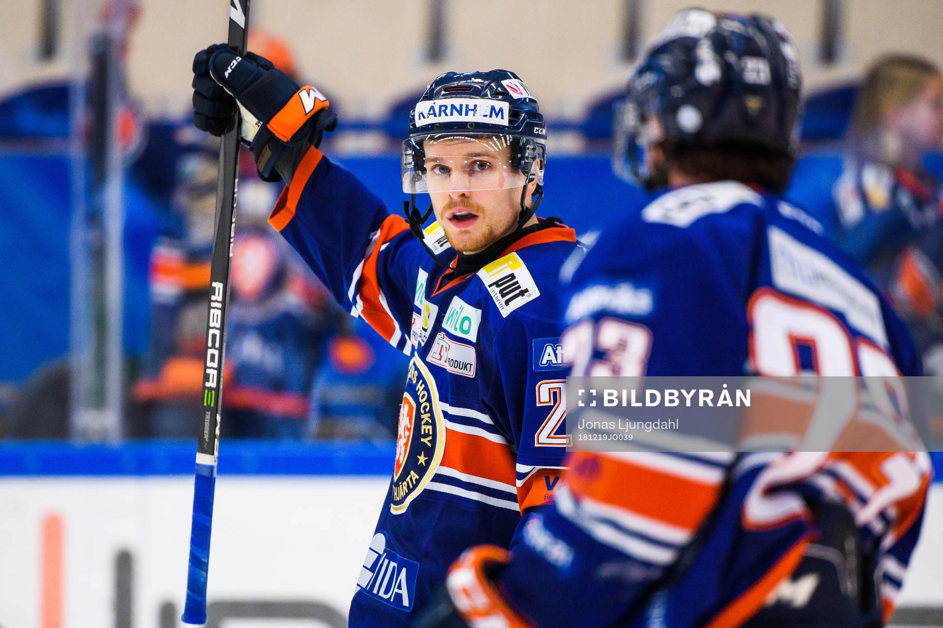 Växjös Brendan Shinnimin jublar