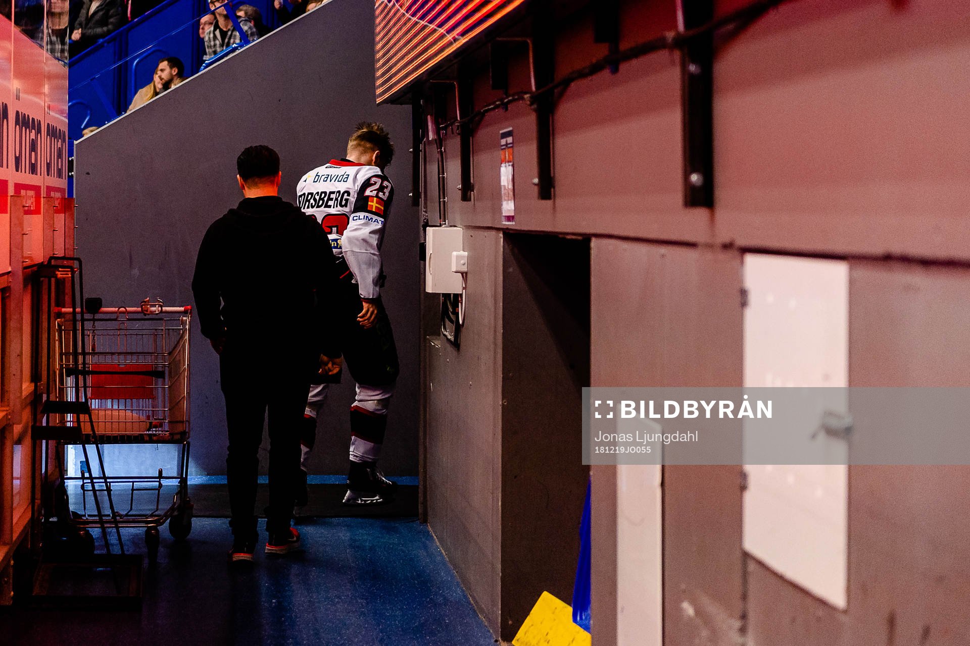 Malmö Redhawks Christoffer Forsberg kliver av