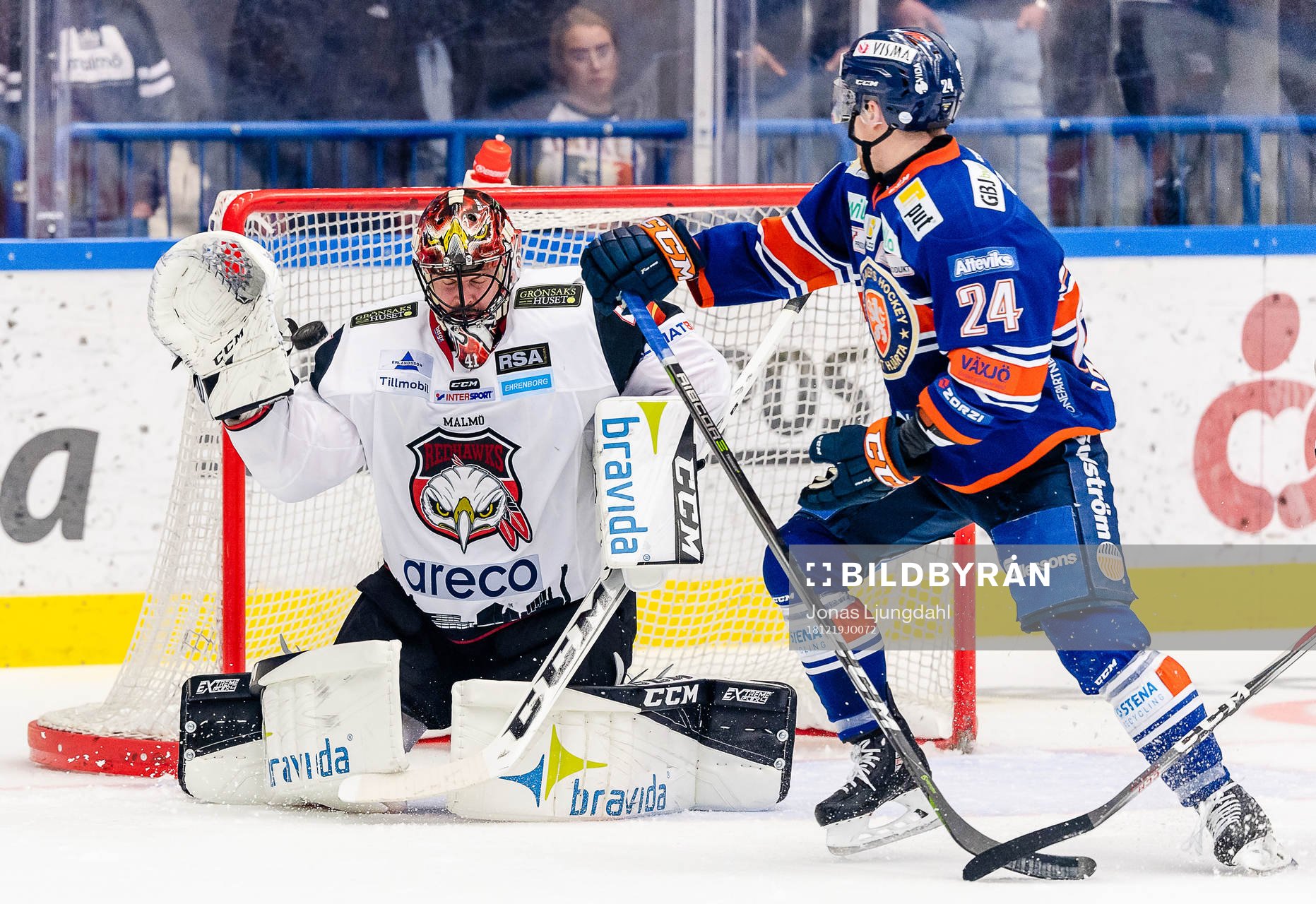 Malmö Redhawks målvakt Cristopher Nihlstorp