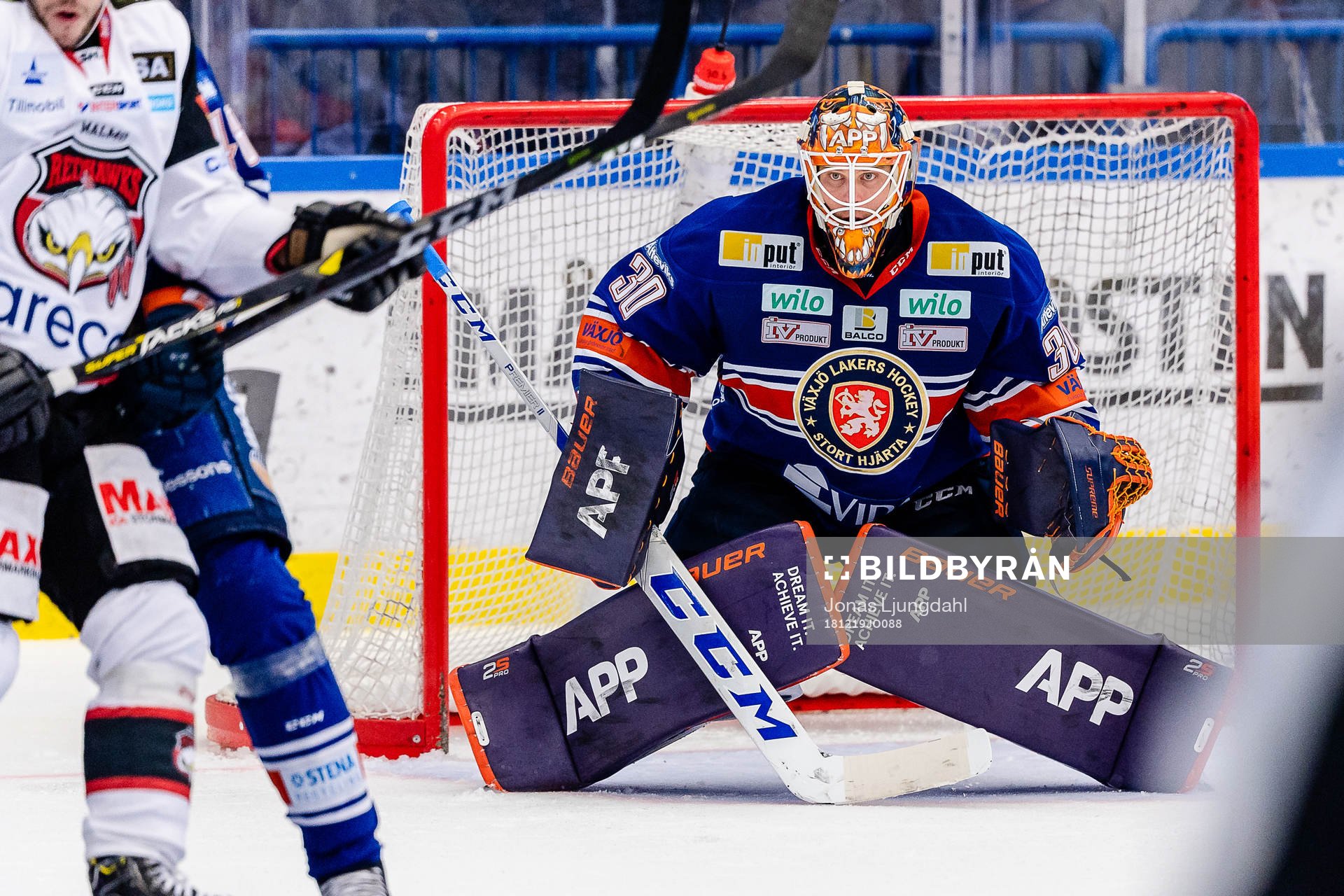 Växjös målvakt Viktor Fasth