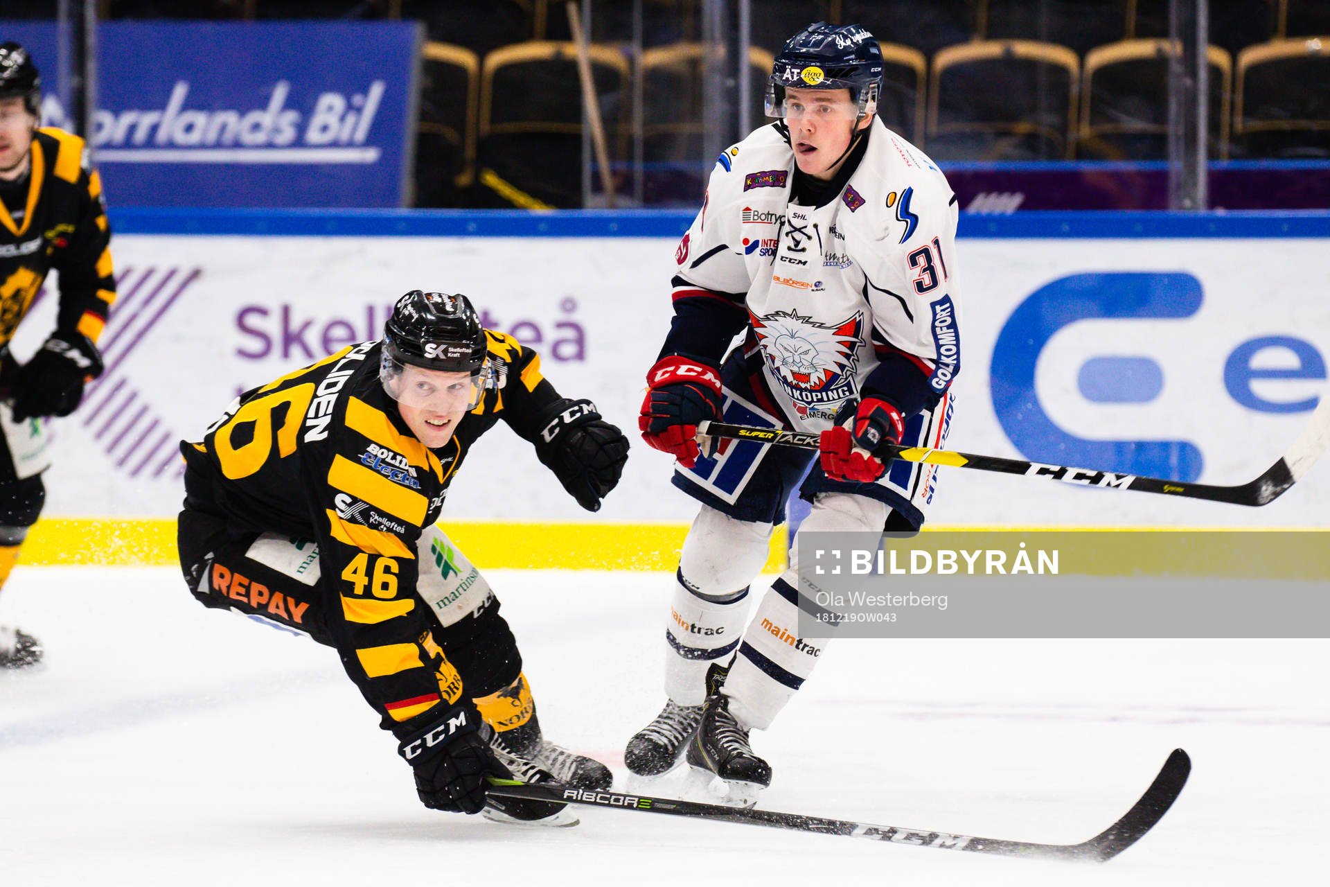 Skellefteås Mathis Olimb och Linköpings Olle Lycksell