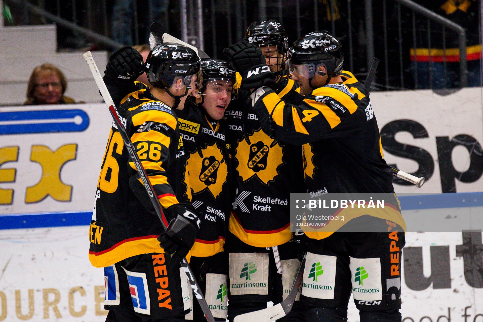 Skellefteås Patrik Norén , Andreas Wingerli, Albin