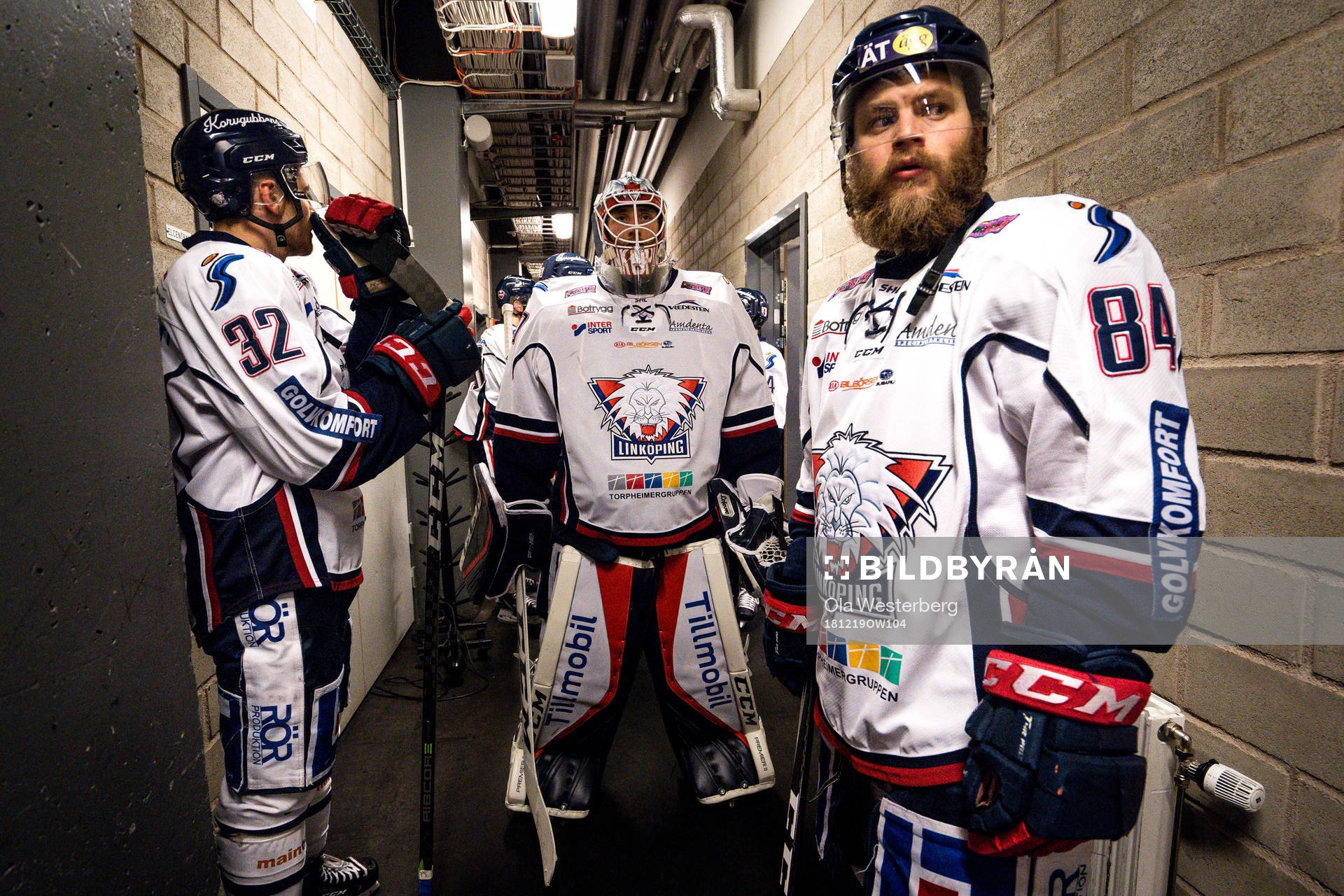 Linköpings Lukas Bengtsson , målvakten Jacob Johansson
