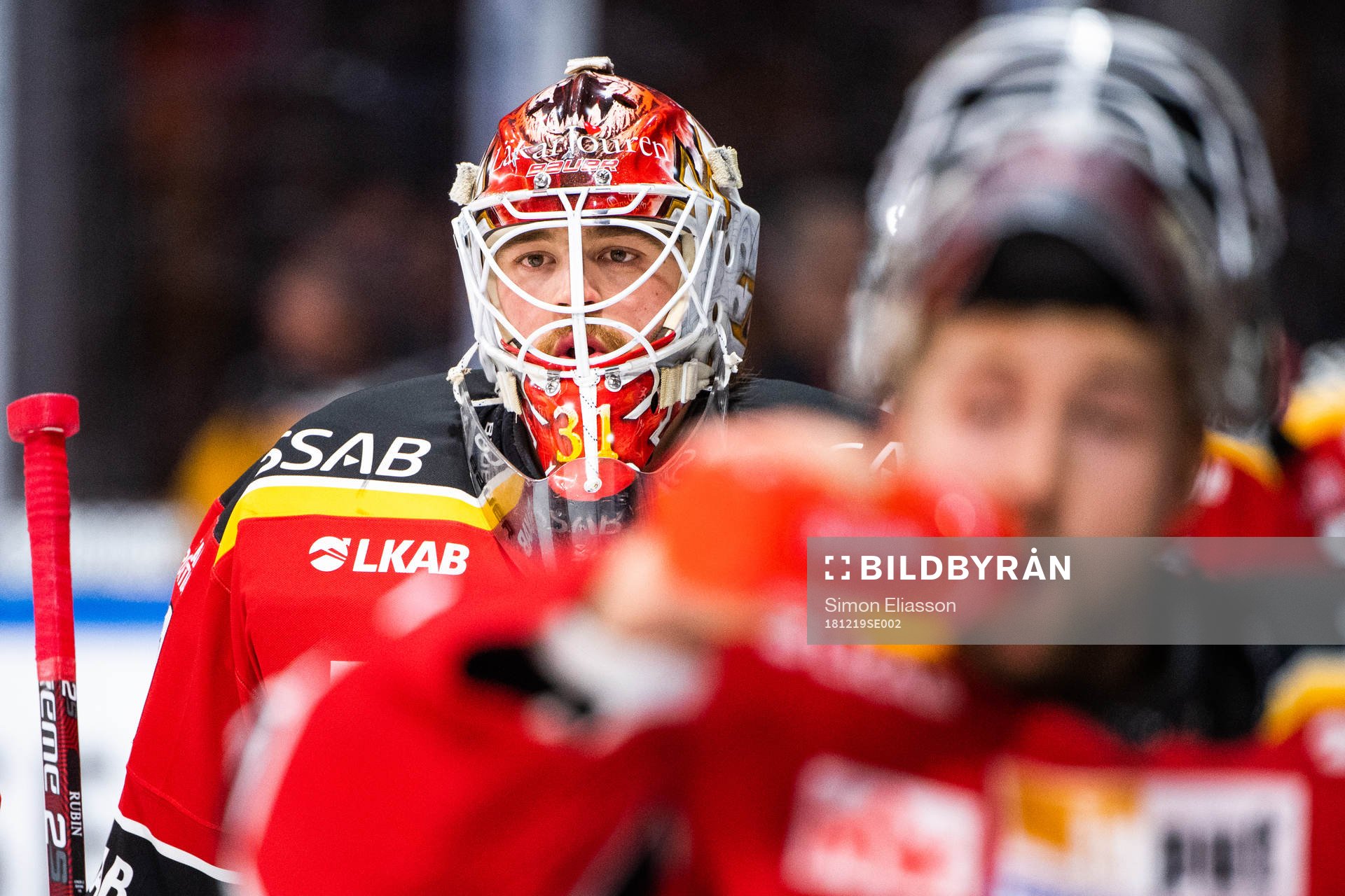 Luleås målvakt Niklas Rubin
