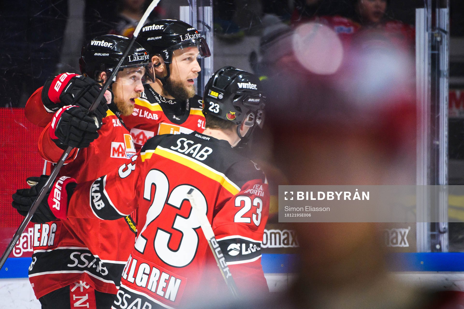 Luleås Johan Forsberg, Johan Harju och Jesper Sellgren