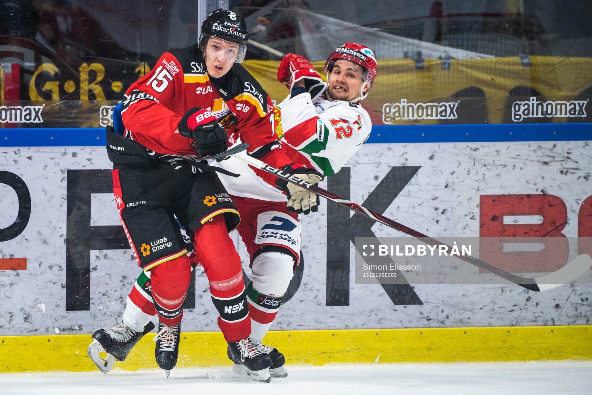 Luleås Carl Mattsson och Moras Kevin Gagné