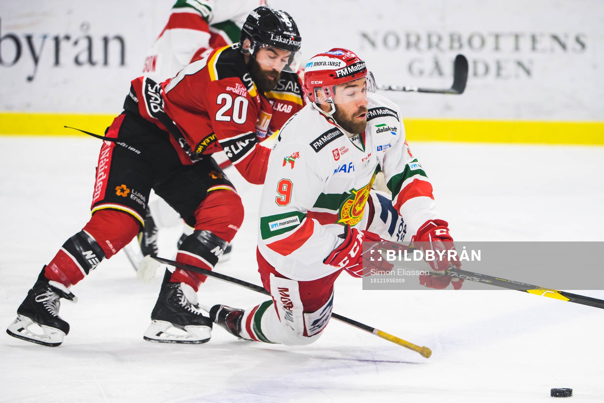 Luleås Jack Connolly och Moras Andrew Rowe