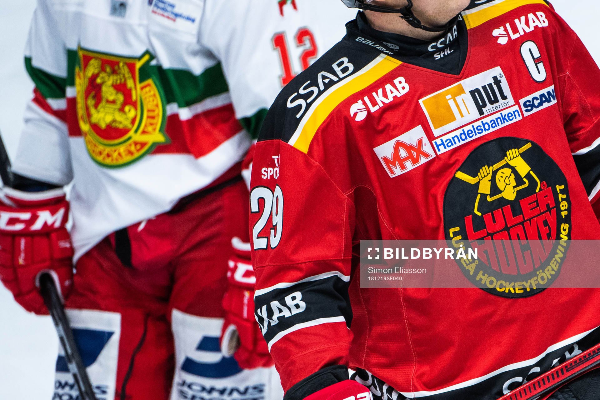 Moras och Luleås klubbmärken