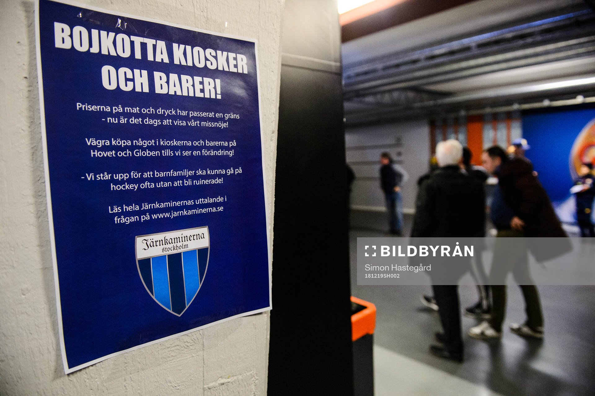 Lappar gällande bojkott mot Hovets kiosker och barer