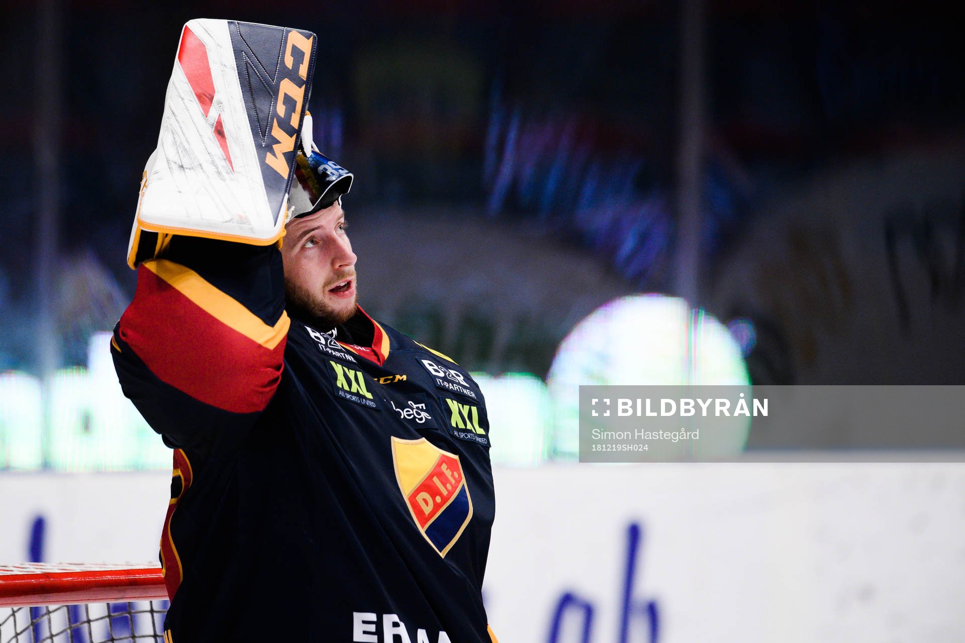 Djurgårdens målvakt Adam Reideborn