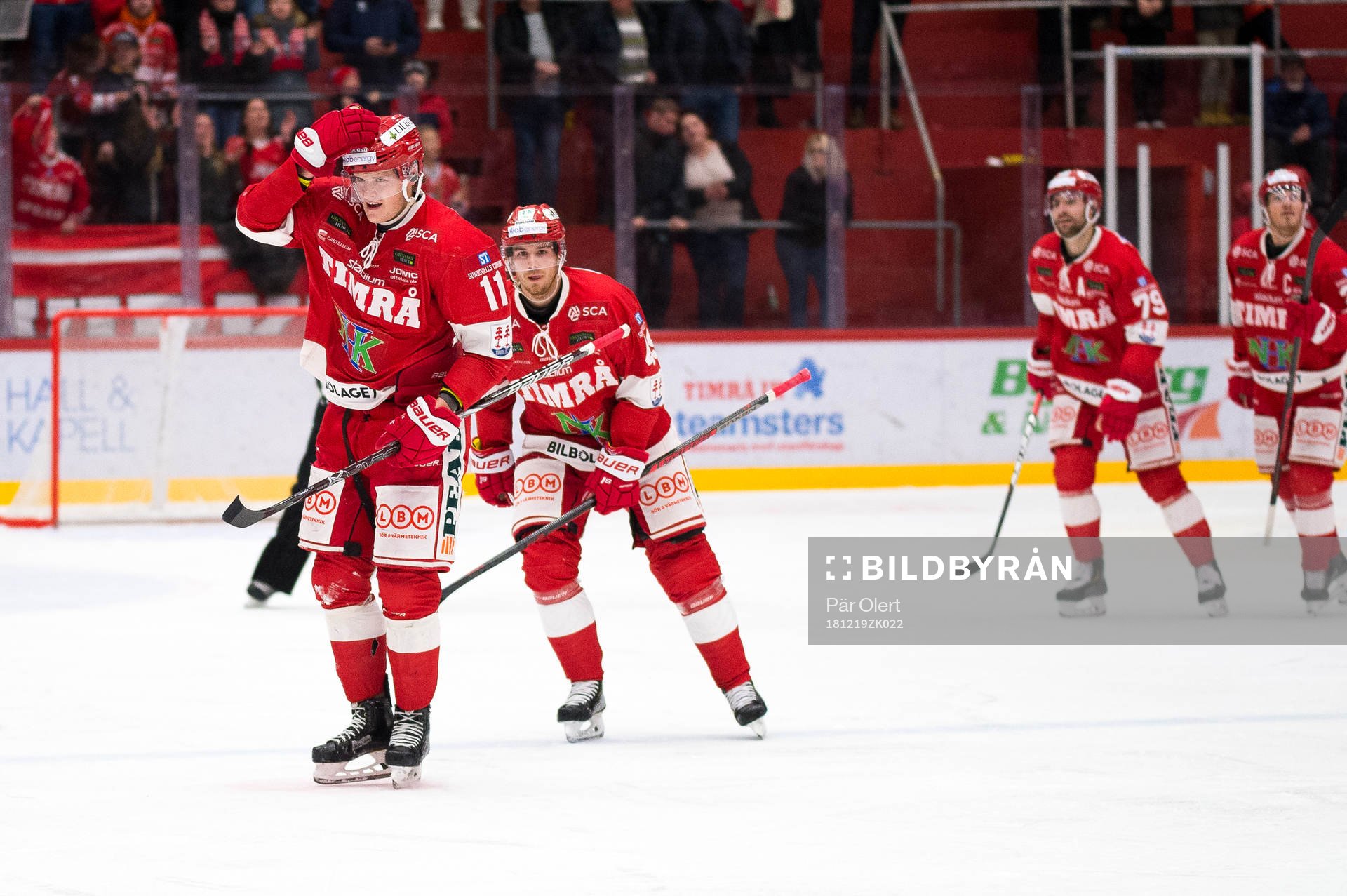 Timrås Henrik Törnqvist jublar