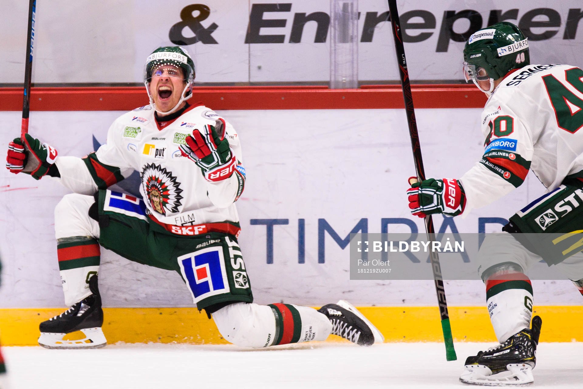 Frölundas Chay Genoway jublar
