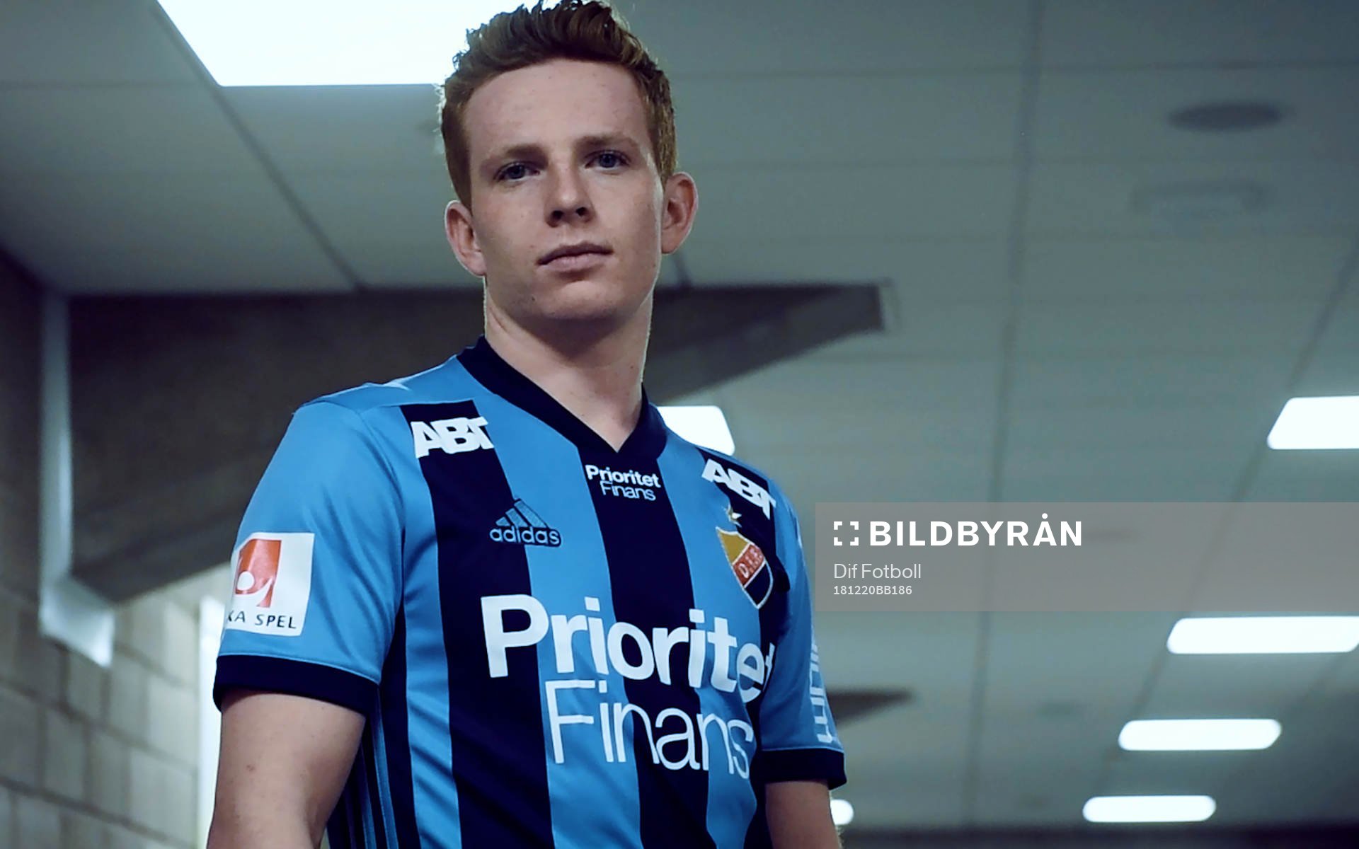 På denna handoutbild från DIF Fotboll ses Aslak Witry,