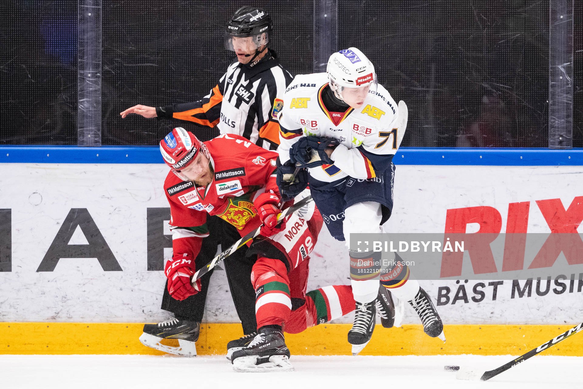Moras Alexander Hilmerson  och Djurgårdens Jonathan