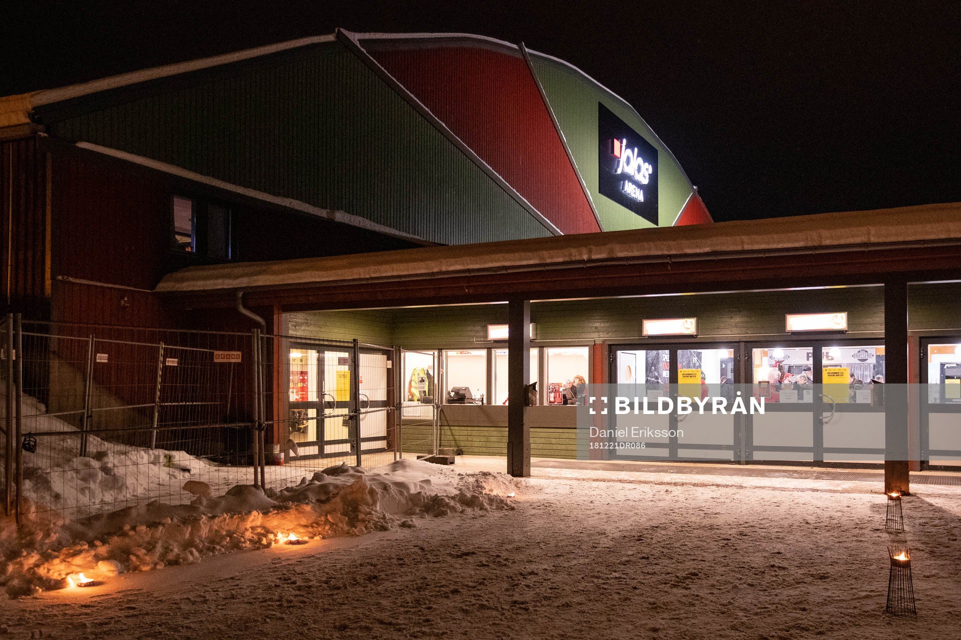 Jalas Arena innan ishockeymatchen i SHL mellan Mora och