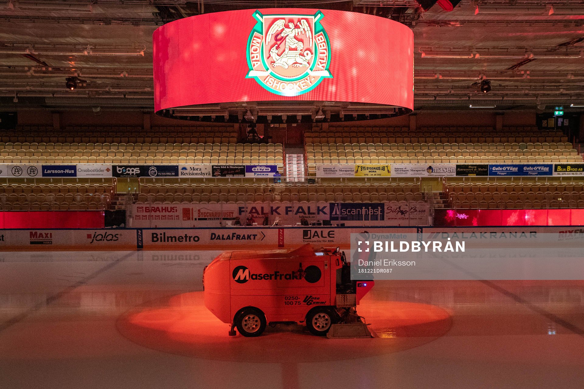 Jalas Arena innan ishockeymatchen i SHL mellan Mora och