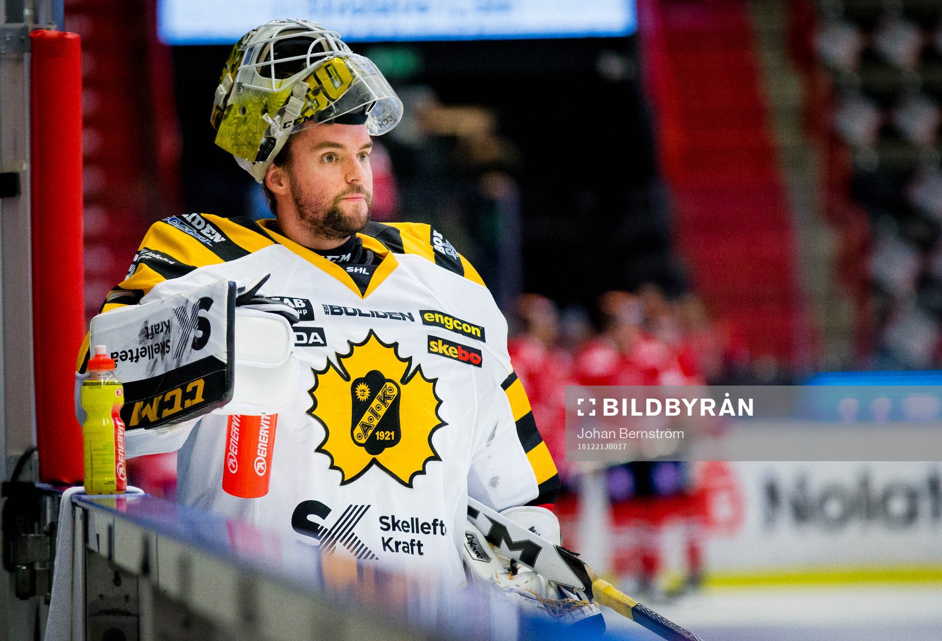 Skellefteås målvakt Gustaf Lindvall