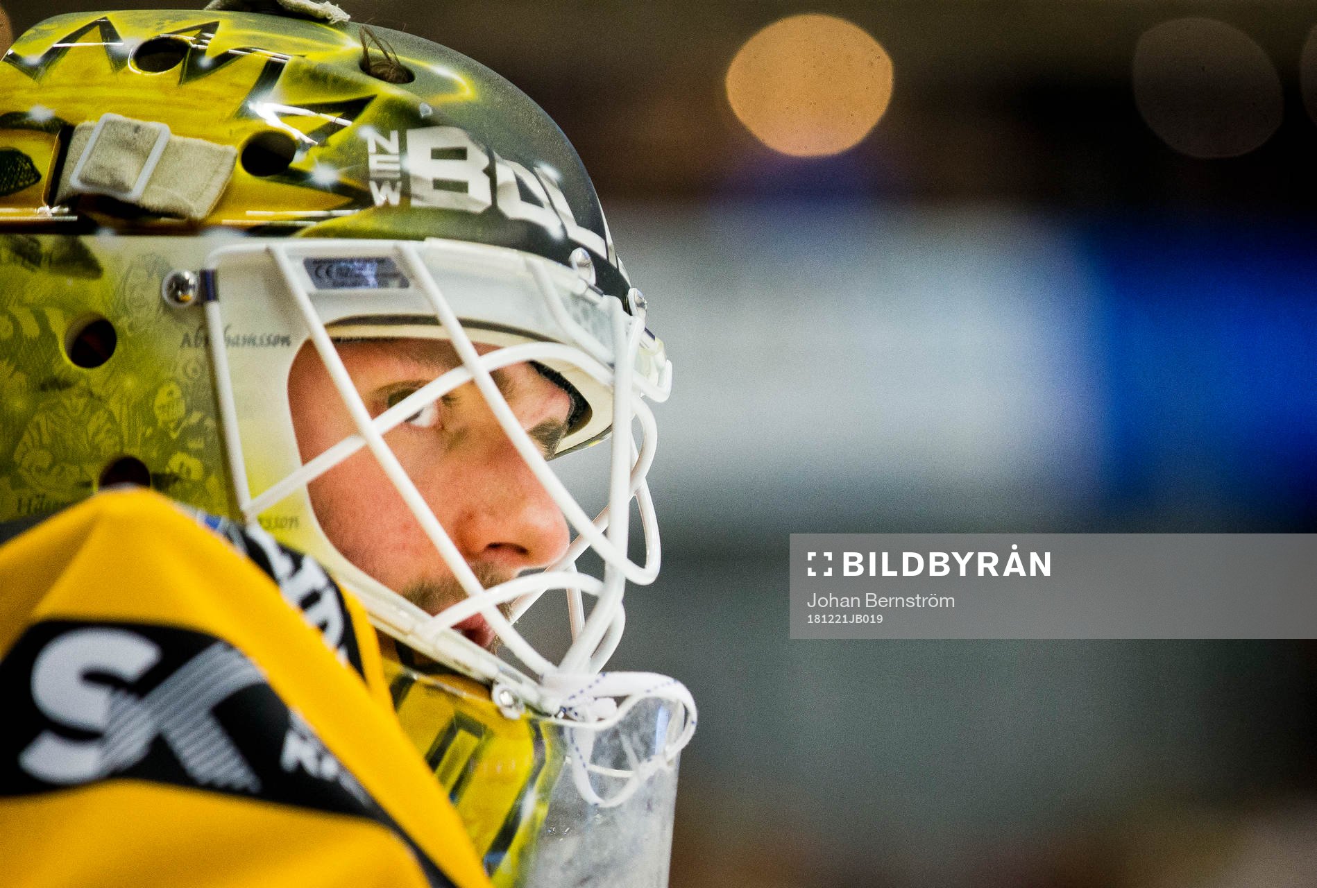 Skellefteås målvakt Gustaf Lindvall